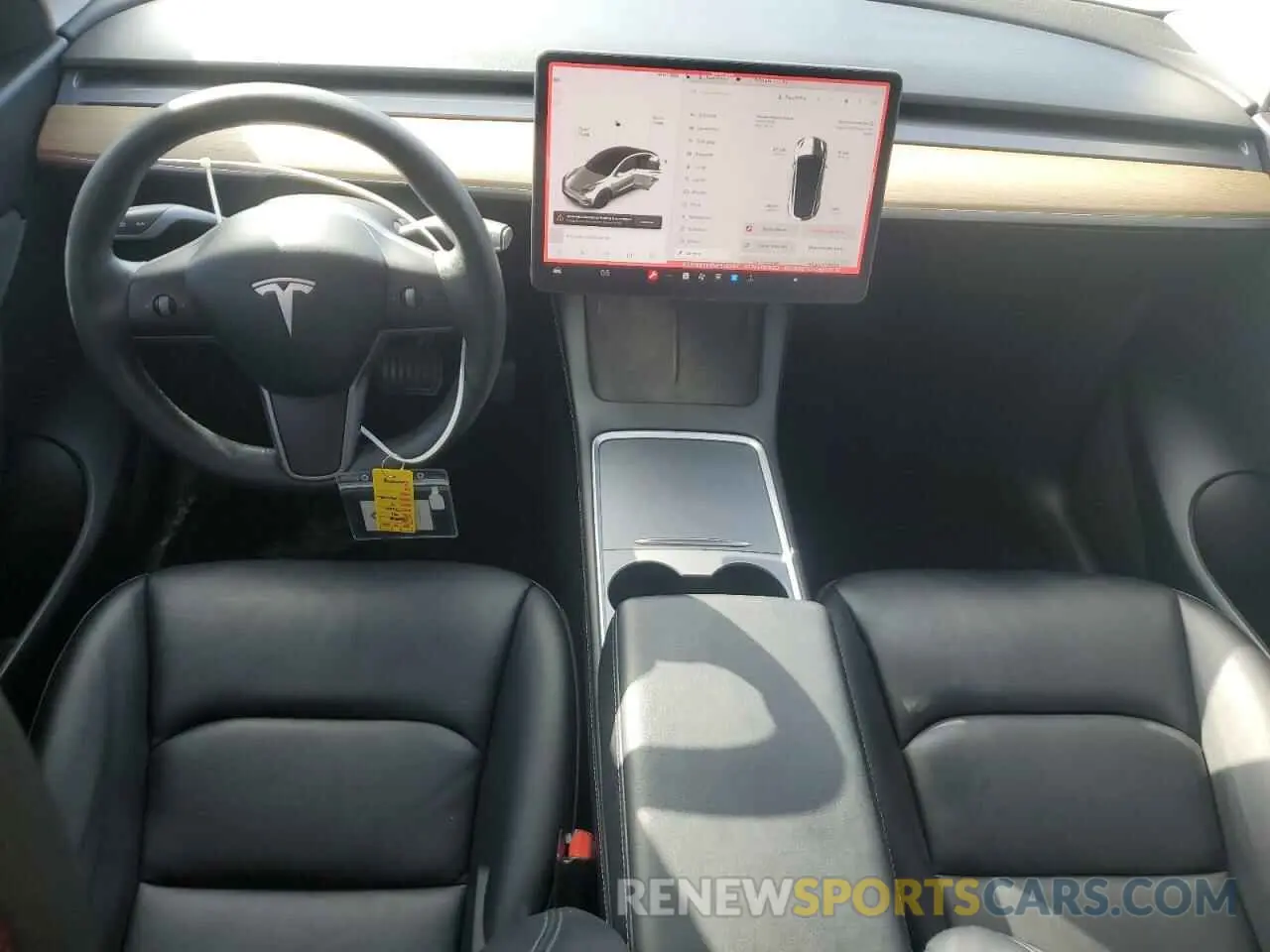 8 fotografías del automóvil dañado 5YJYGDEE6MF176357 TESLA MODEL Y 2021