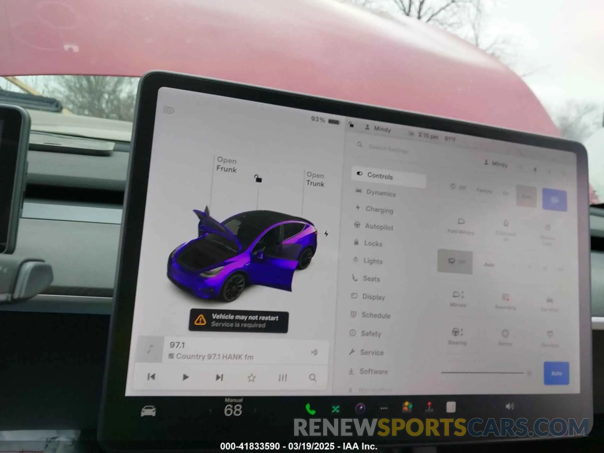 17 fotografías del automóvil dañado 5YJYGDEE6MF182238 TESLA MODEL Y 2021