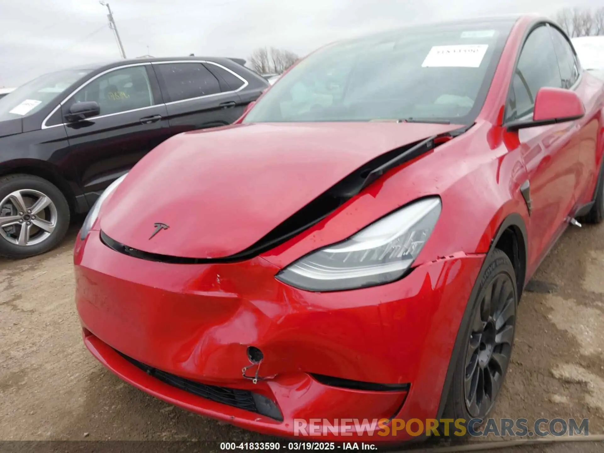 6 fotografías del automóvil dañado 5YJYGDEE6MF182238 TESLA MODEL Y 2021