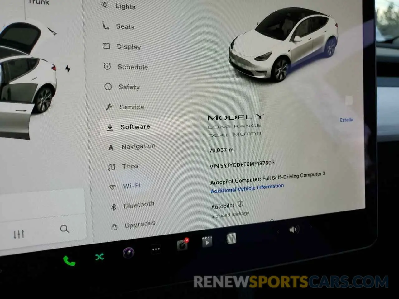 9 fotografías del automóvil dañado 5YJYGDEE6MF187603 TESLA MODEL Y 2021