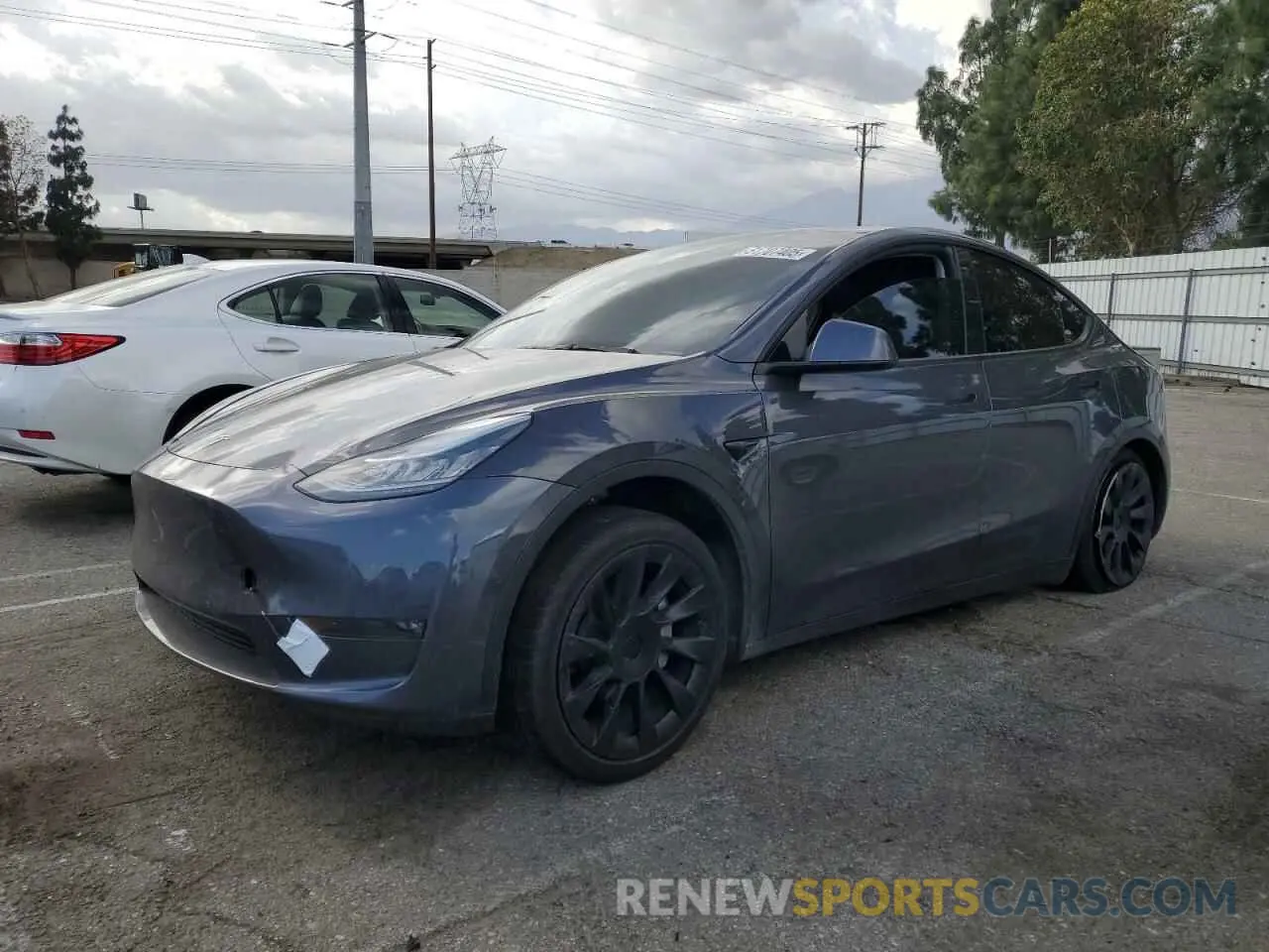 1 fotografías del automóvil dañado 5YJYGDEE6MF200883 TESLA MODEL Y 2021