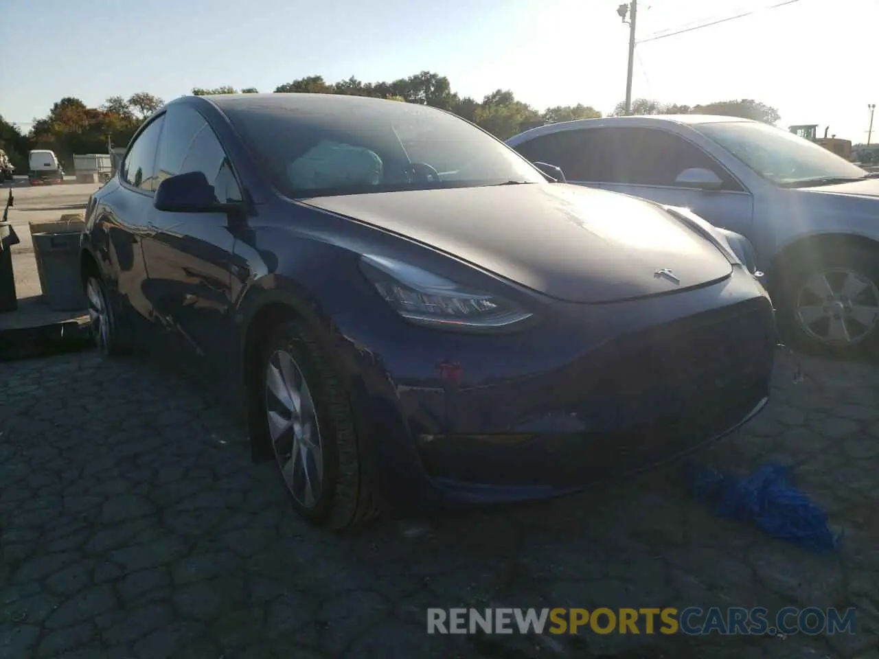 1 fotografías del automóvil dañado 5YJYGDEE6MF244995 TESLA MODEL Y 2021