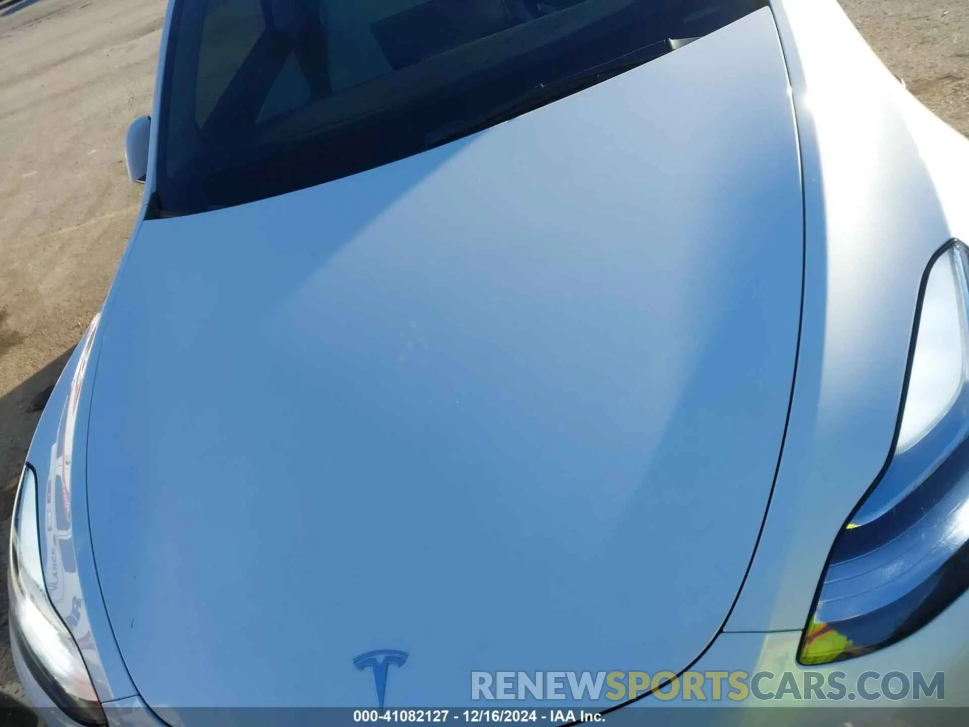 10 fotografías del automóvil dañado 5YJYGDEE6MF252806 TESLA MODEL Y 2021