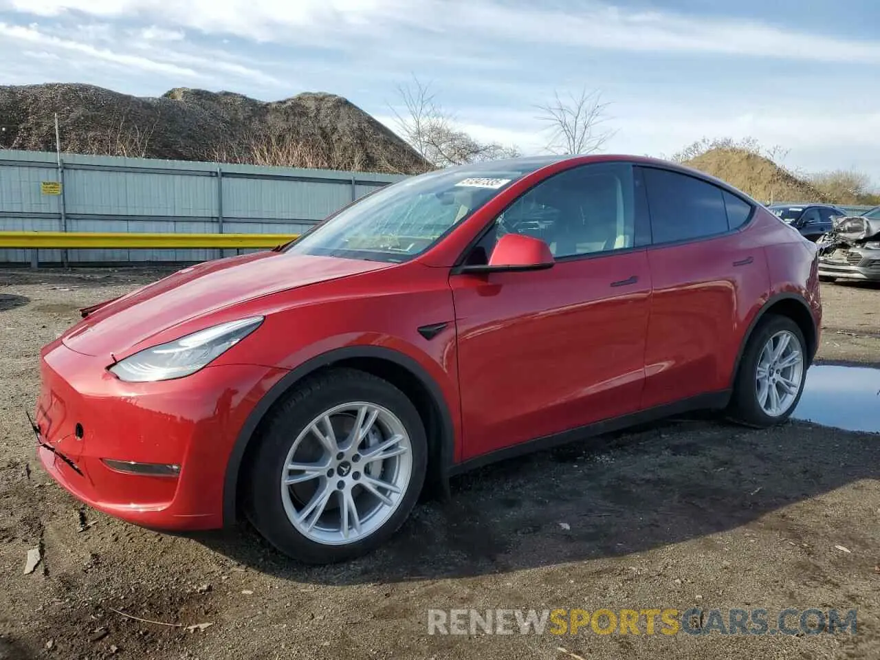 1 fotografías del automóvil dañado 5YJYGDEE6MF258475 TESLA MODEL Y 2021