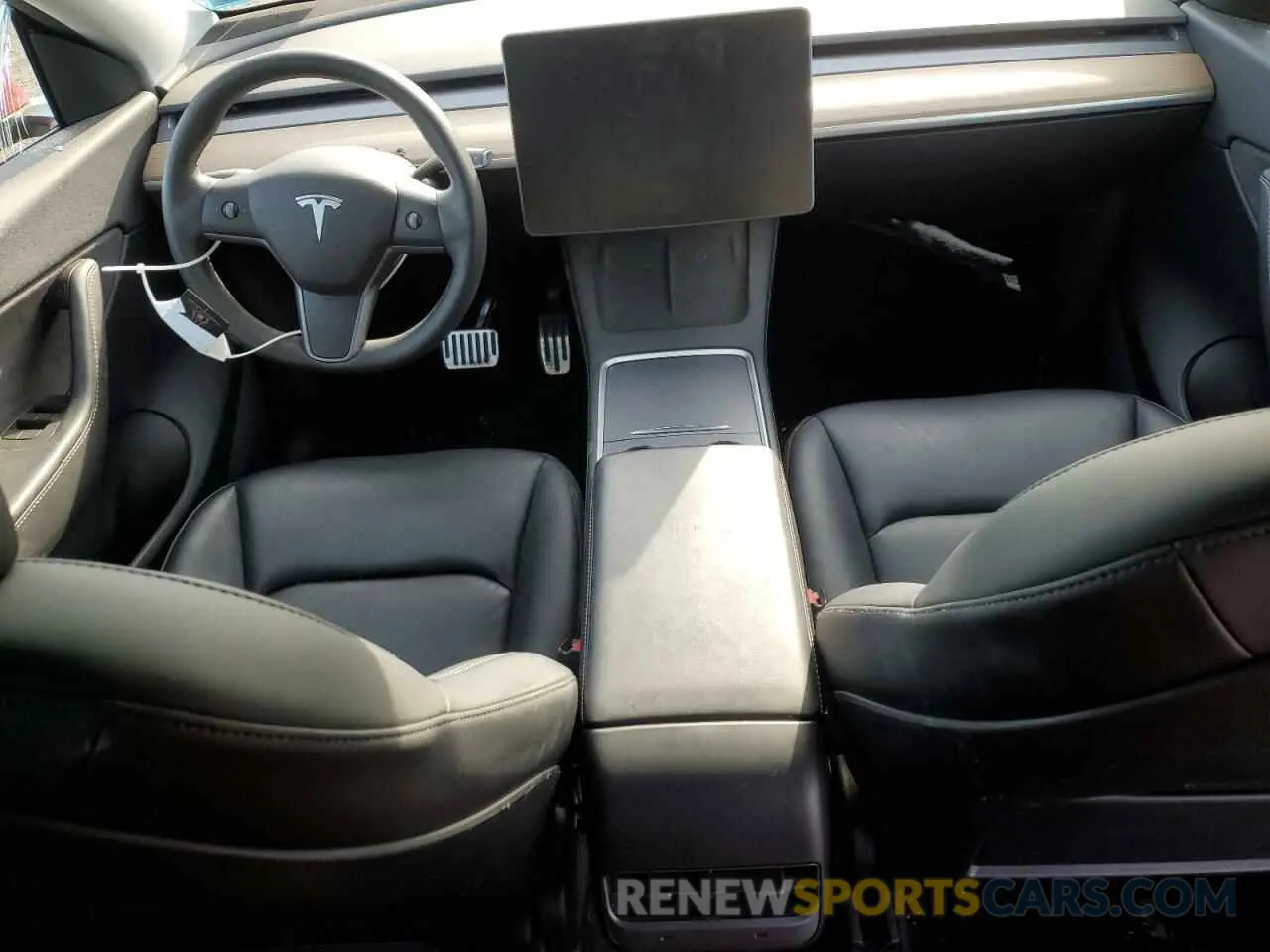8 fotografías del automóvil dañado 5YJYGDEE6MF258475 TESLA MODEL Y 2021