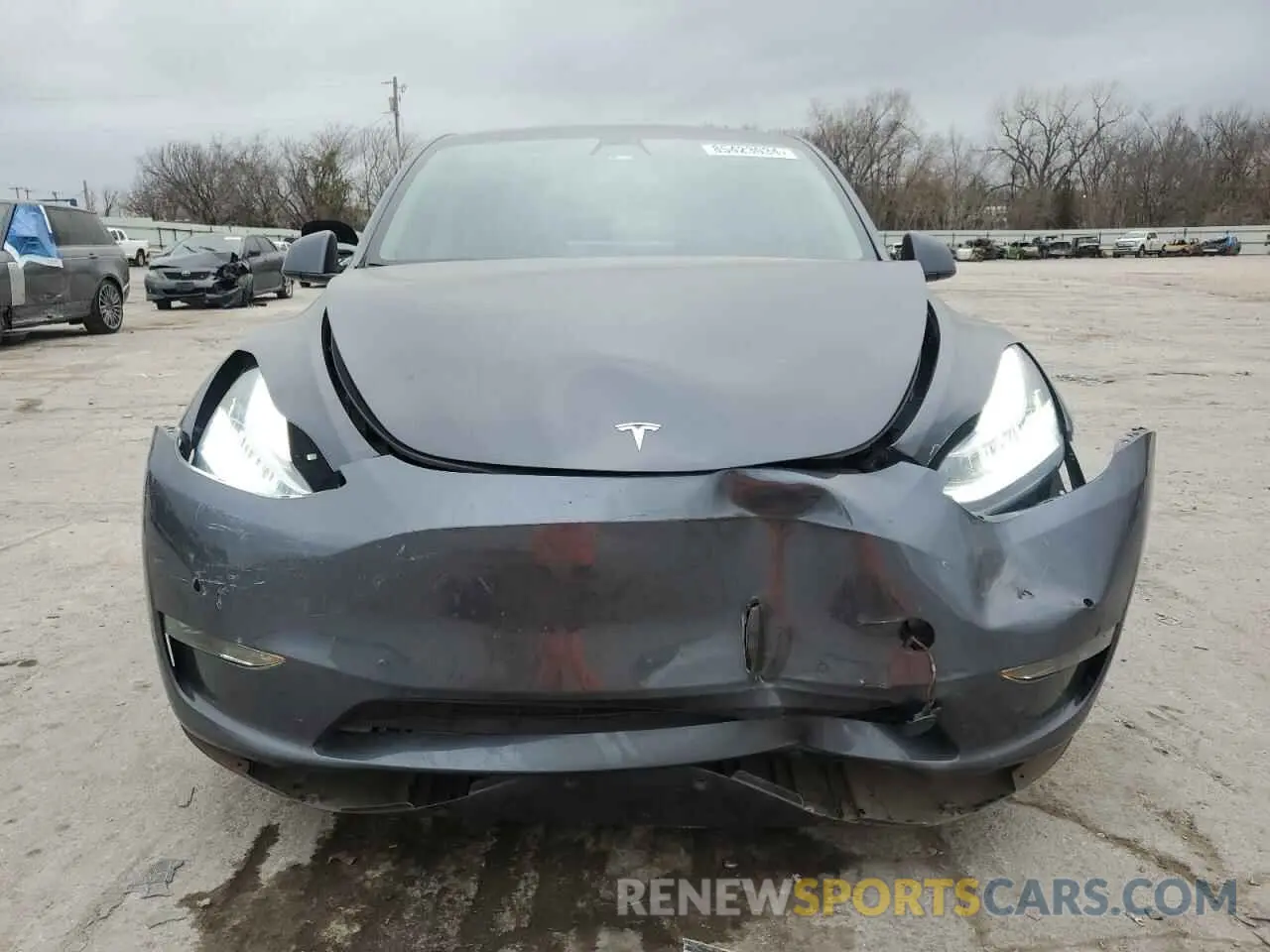 5 fotografías del automóvil dañado 5YJYGDEE6MF265667 TESLA MODEL Y 2021