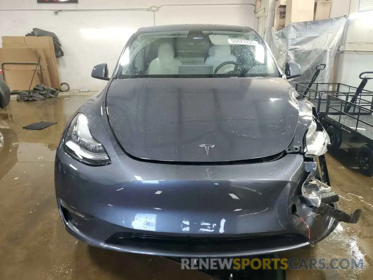 5 fotografías del automóvil dañado 5YJYGDEE6MF298300 TESLA MODEL Y 2021