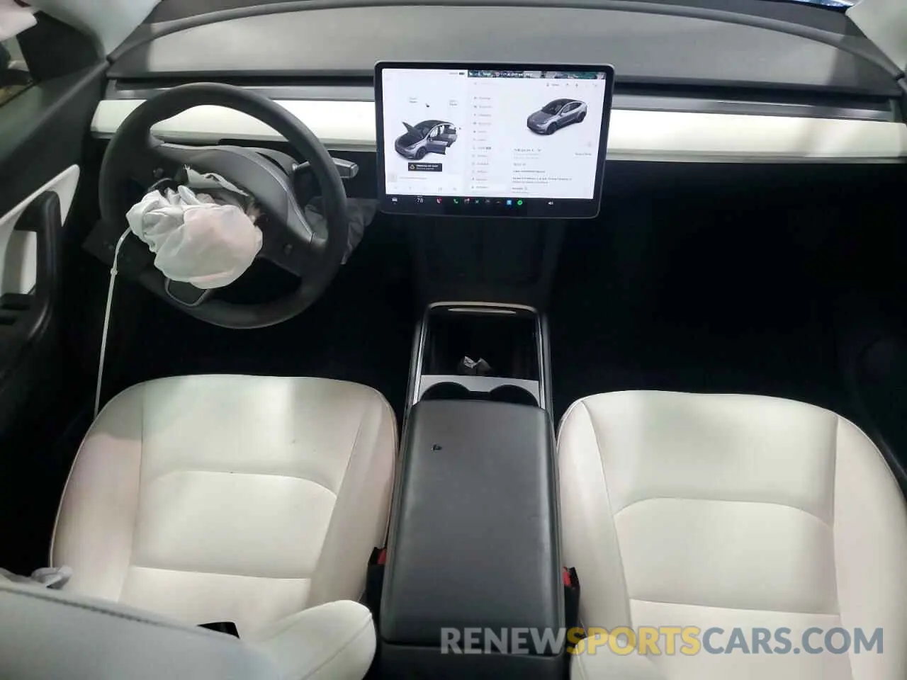 8 fotografías del automóvil dañado 5YJYGDEE6MF298300 TESLA MODEL Y 2021