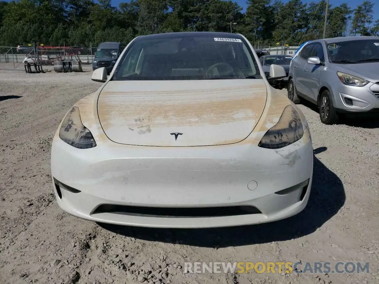 5 fotografías del automóvil dañado 5YJYGDEE6MF302085 TESLA MODEL Y 2021