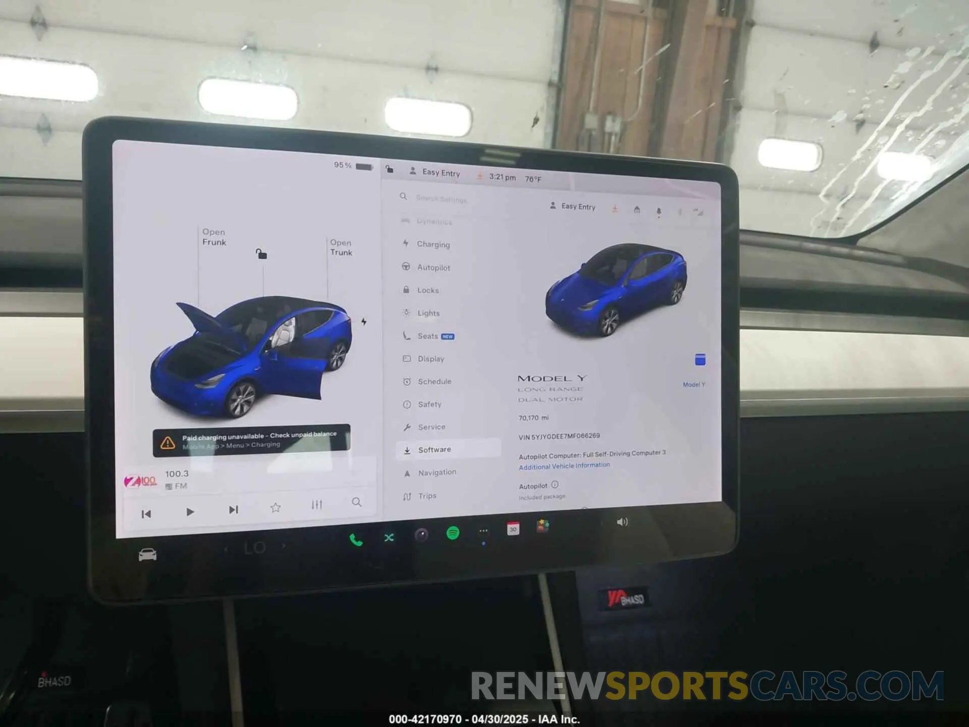 18 fotografías del automóvil dañado 5YJYGDEE7MF066269 TESLA MODEL Y 2021