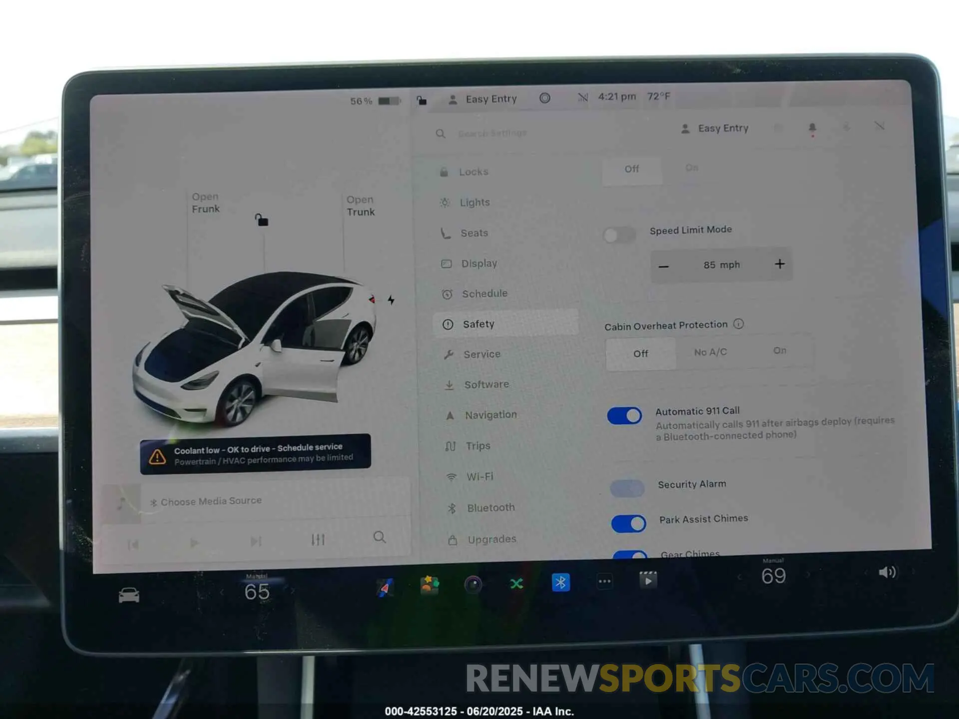 18 fotografías del automóvil dañado 5YJYGDEE7MF085758 TESLA MODEL Y 2021