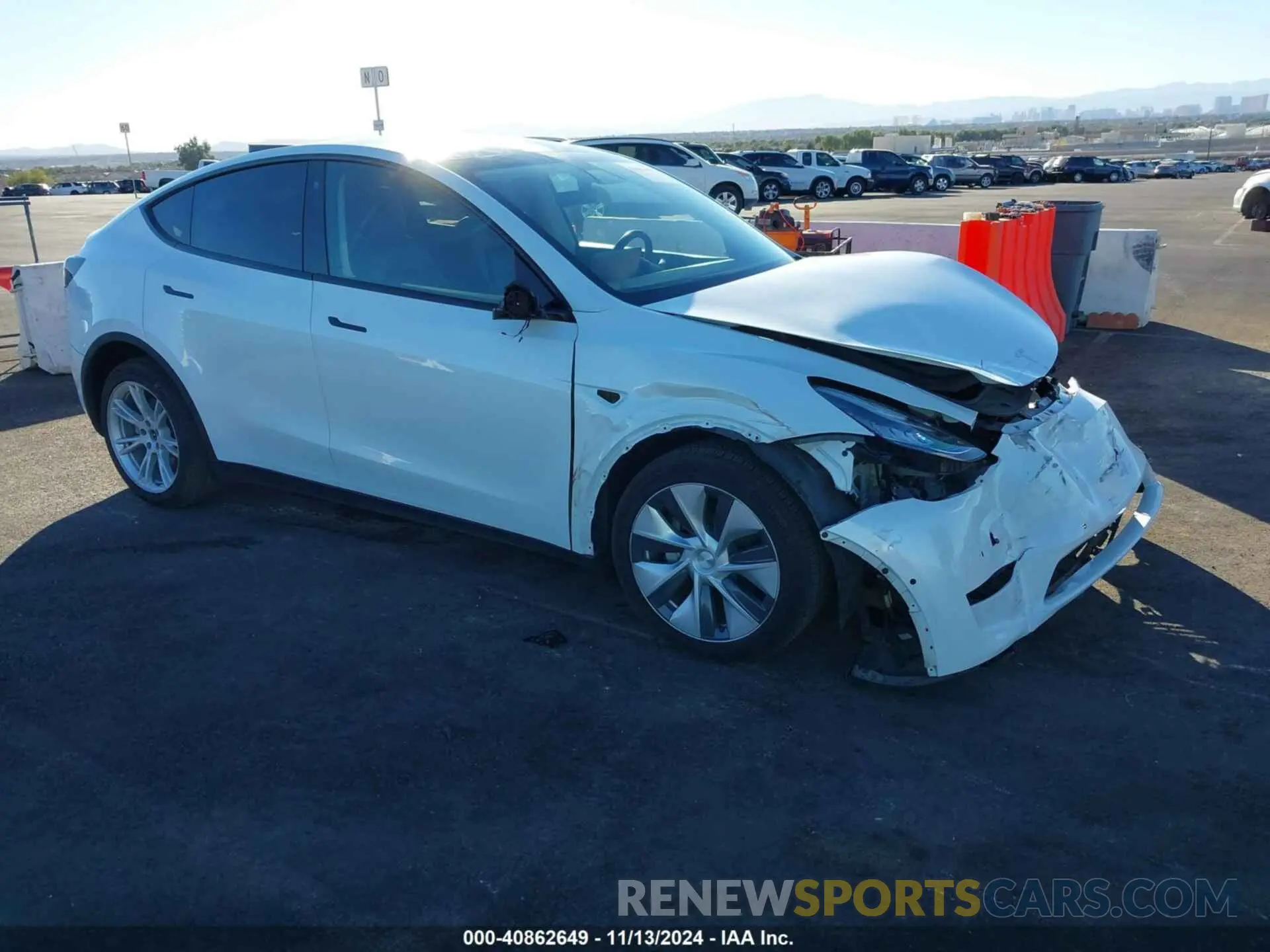 1 fotografías del automóvil dañado 5YJYGDEE7MF094346 TESLA MODEL Y 2021