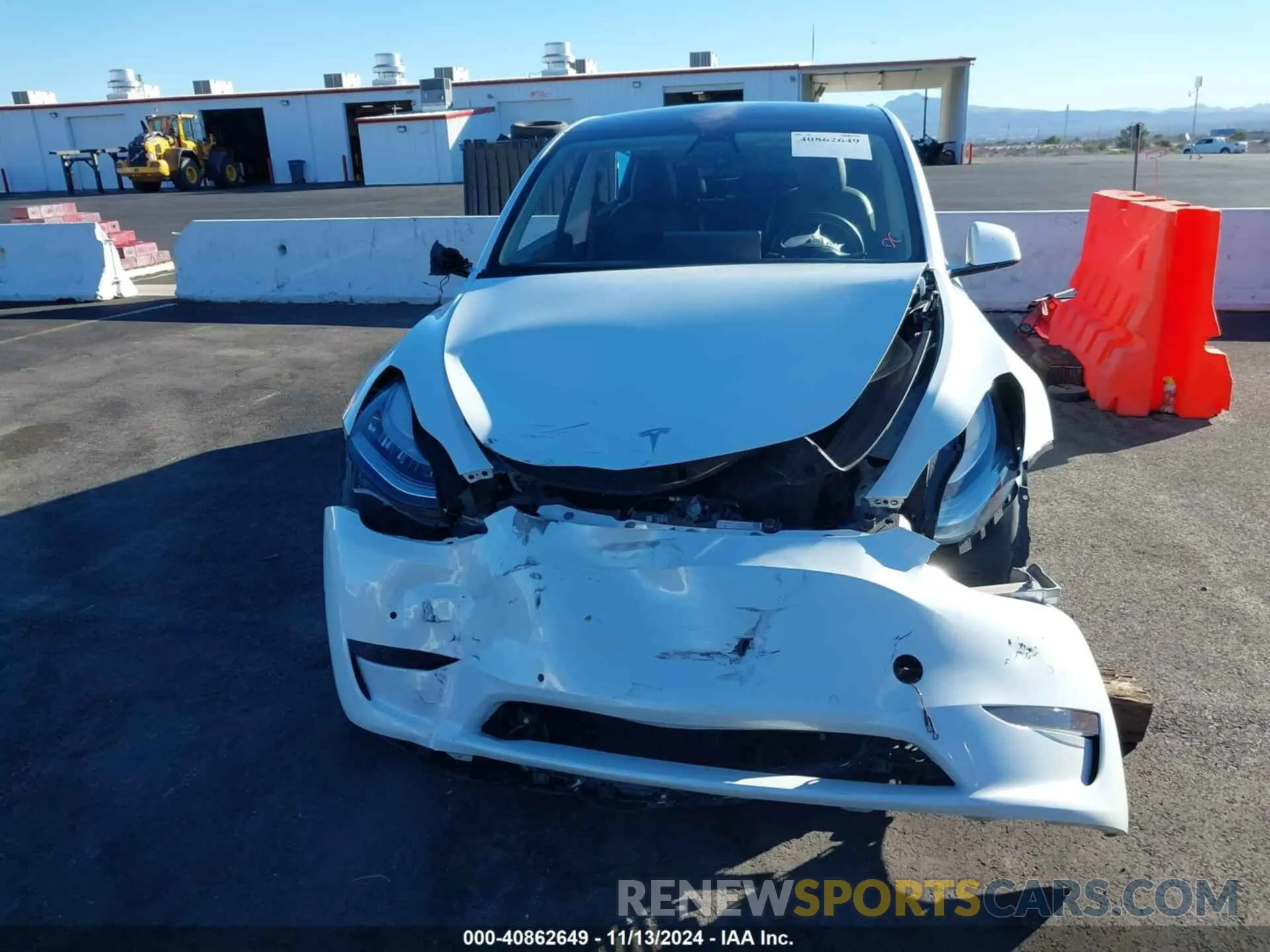 6 fotografías del automóvil dañado 5YJYGDEE7MF094346 TESLA MODEL Y 2021