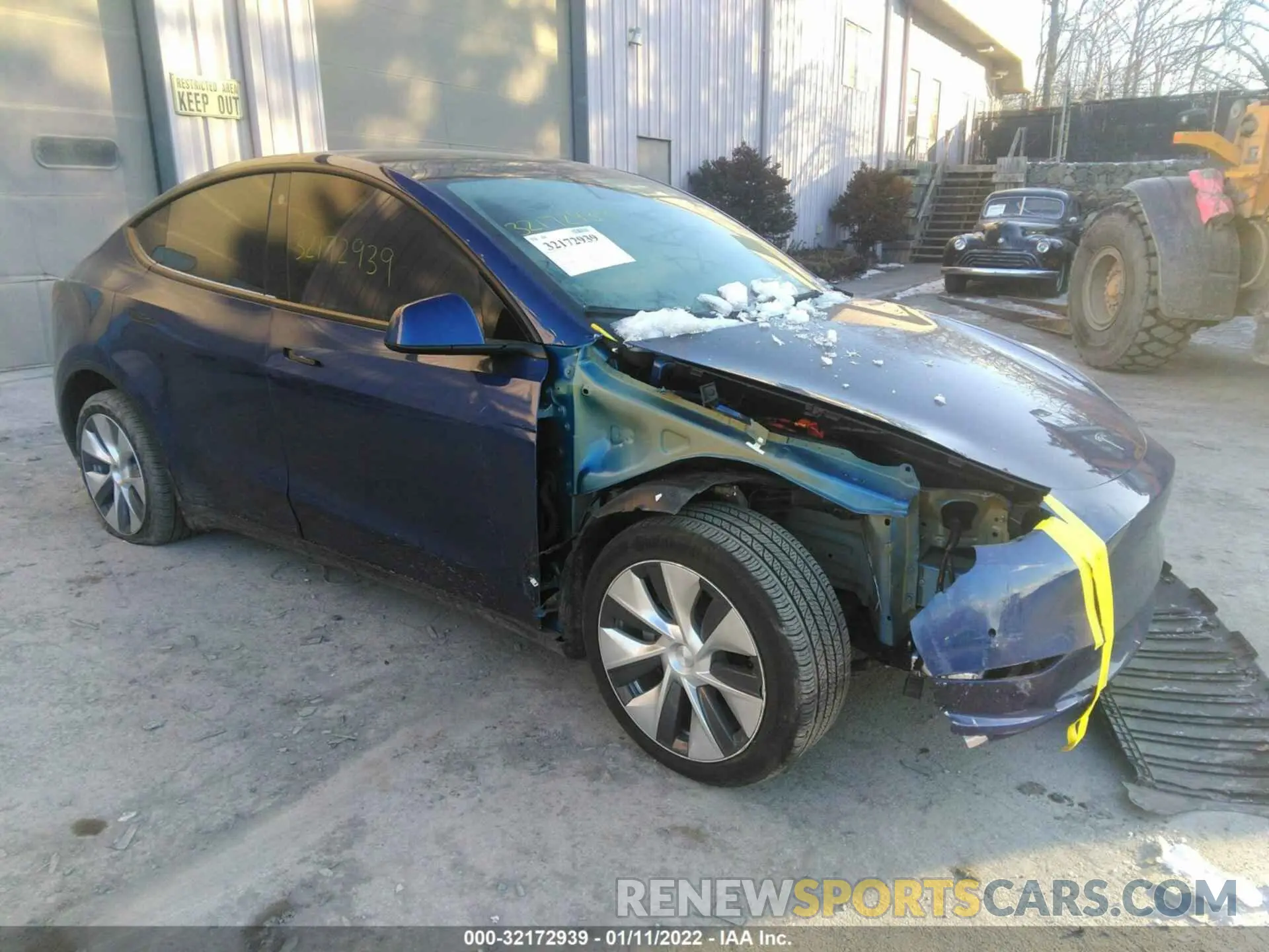1 fotografías del automóvil dañado 5YJYGDEE7MF145845 TESLA MODEL Y 2021