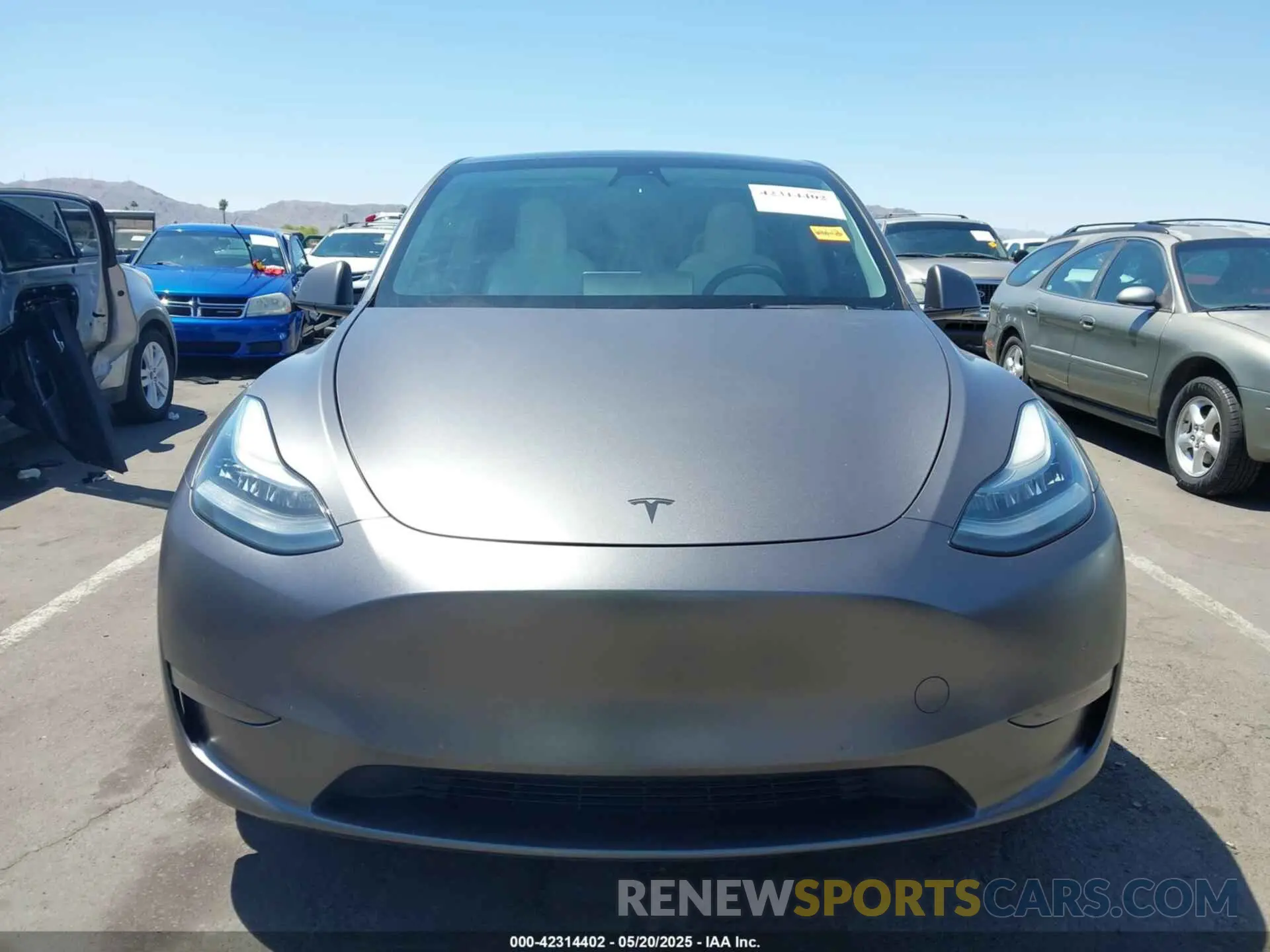 12 fotografías del automóvil dañado 5YJYGDEE7MF157459 TESLA MODEL Y 2021