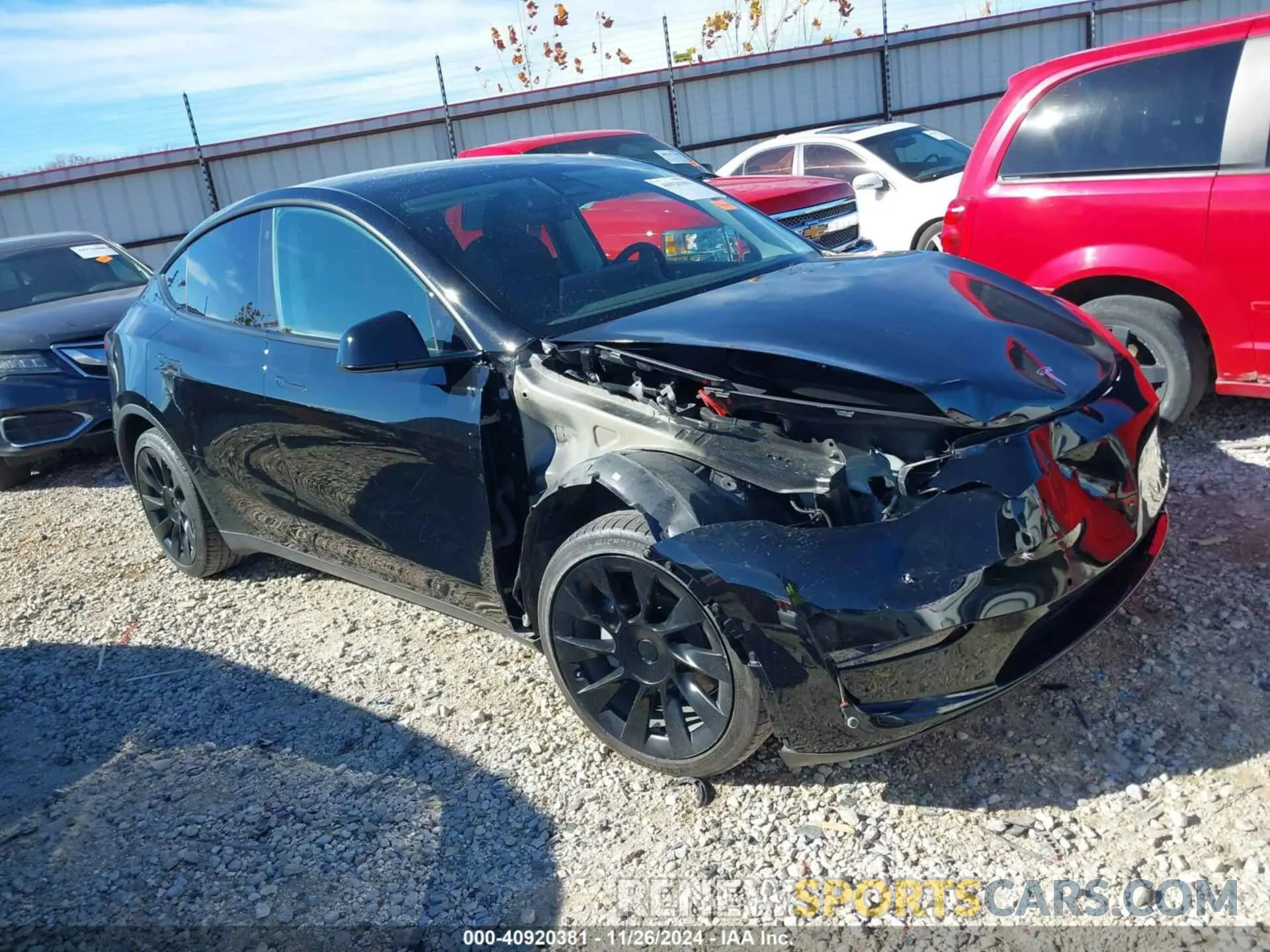 1 fotografías del automóvil dañado 5YJYGDEE7MF185651 TESLA MODEL Y 2021