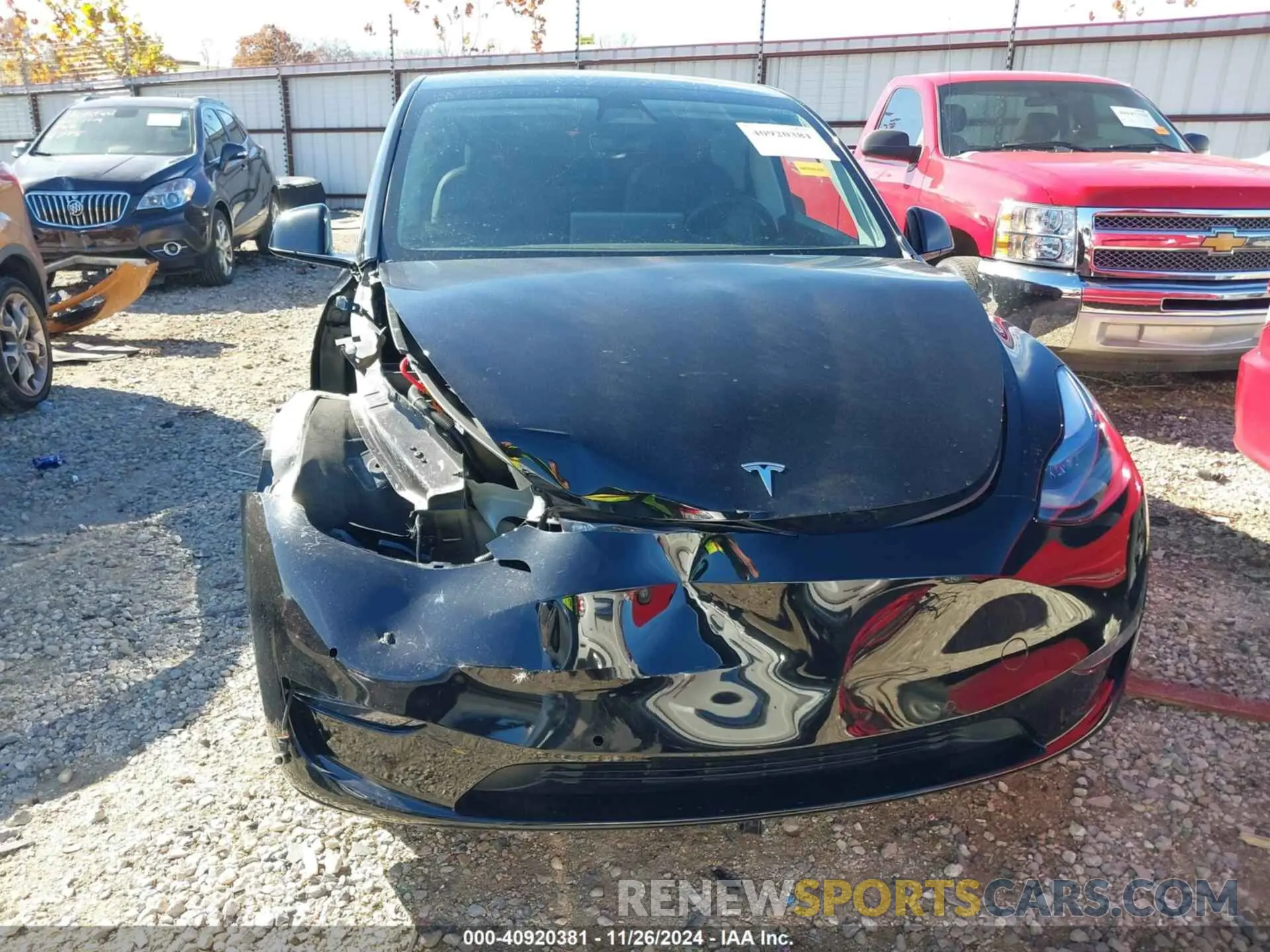 13 fotografías del automóvil dañado 5YJYGDEE7MF185651 TESLA MODEL Y 2021