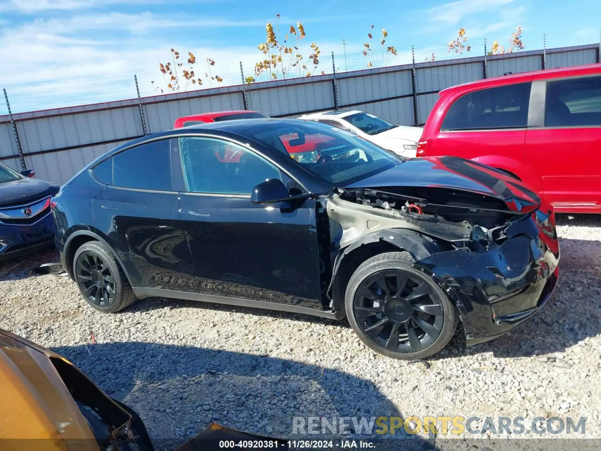 14 fotografías del automóvil dañado 5YJYGDEE7MF185651 TESLA MODEL Y 2021
