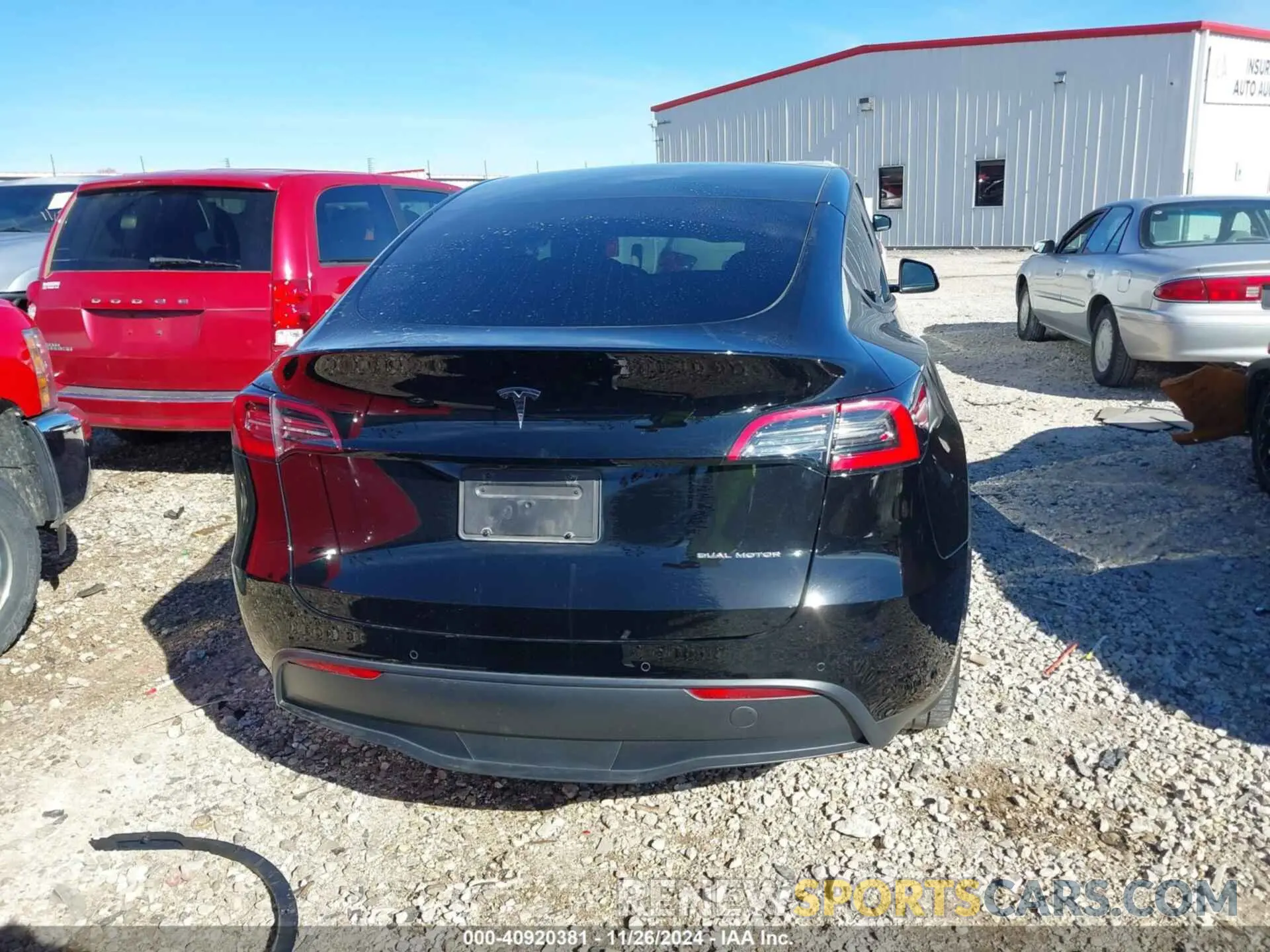17 fotografías del automóvil dañado 5YJYGDEE7MF185651 TESLA MODEL Y 2021