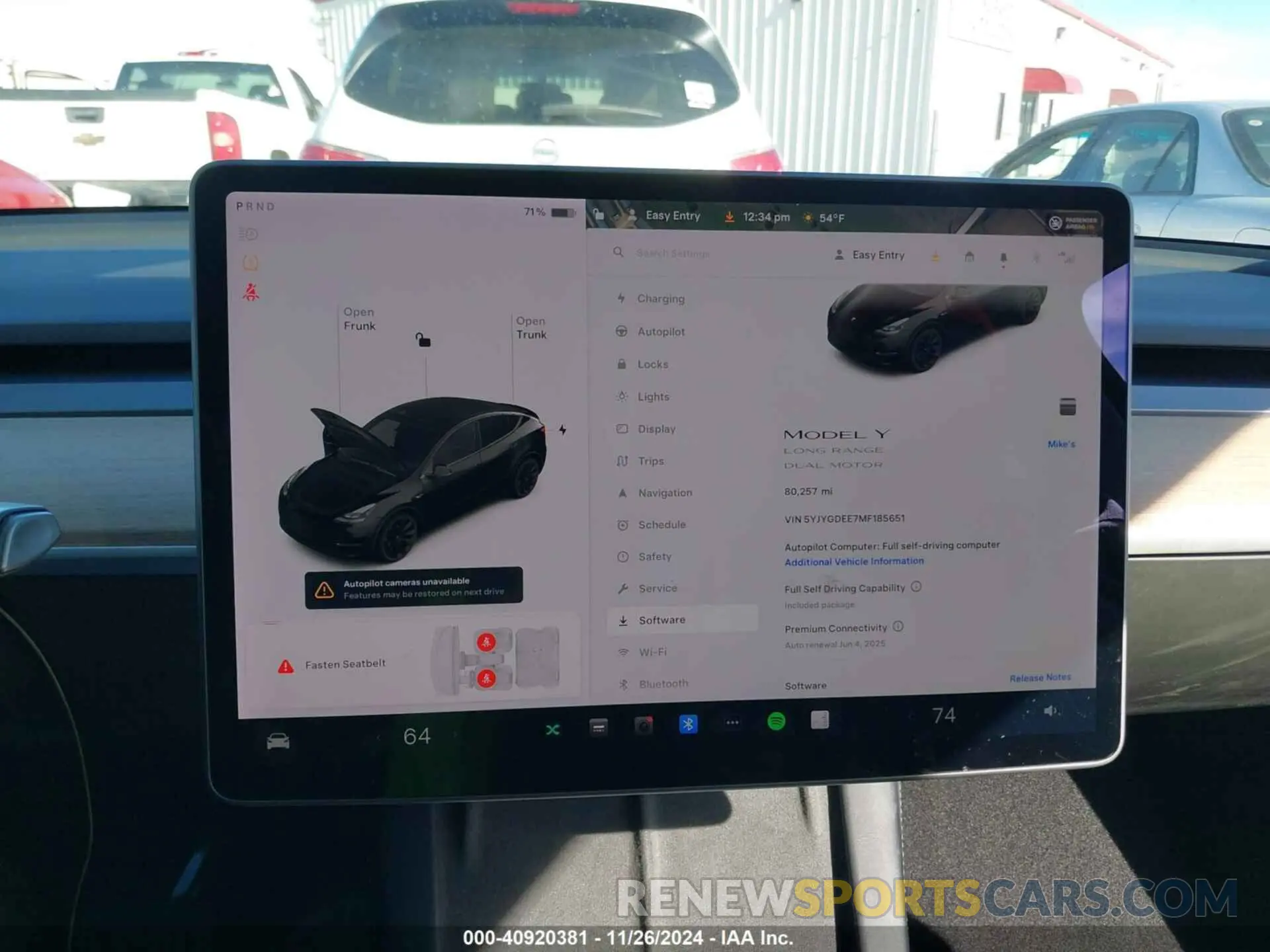 19 fotografías del automóvil dañado 5YJYGDEE7MF185651 TESLA MODEL Y 2021
