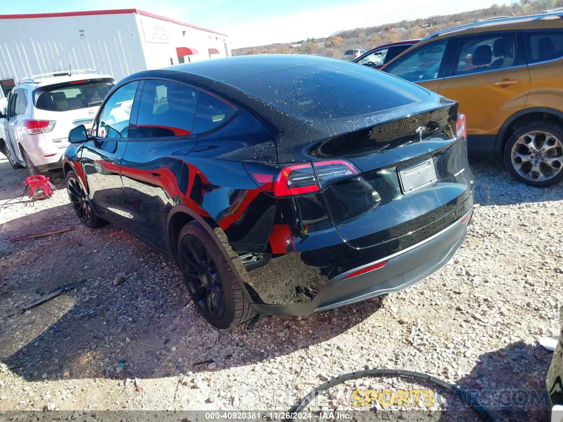 3 fotografías del automóvil dañado 5YJYGDEE7MF185651 TESLA MODEL Y 2021