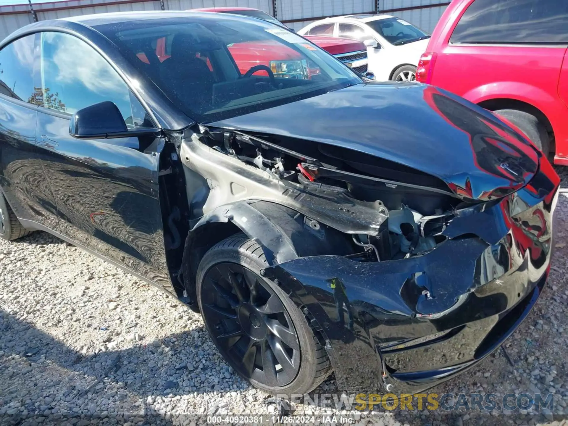 6 fotografías del automóvil dañado 5YJYGDEE7MF185651 TESLA MODEL Y 2021