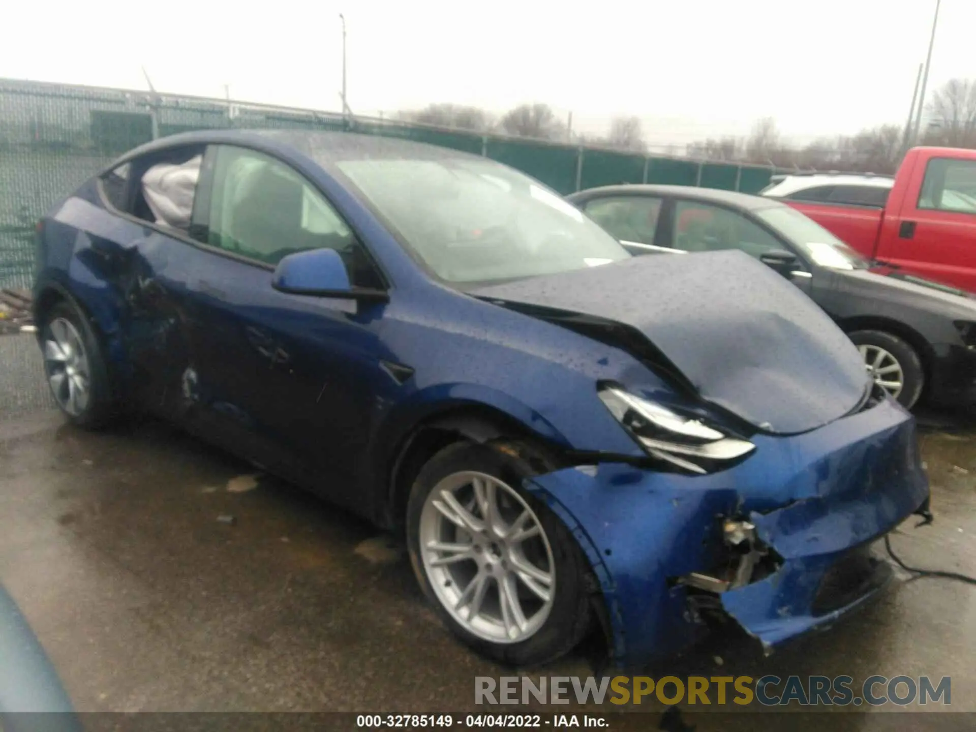 1 fotografías del automóvil dañado 5YJYGDEE7MF188226 TESLA MODEL Y 2021