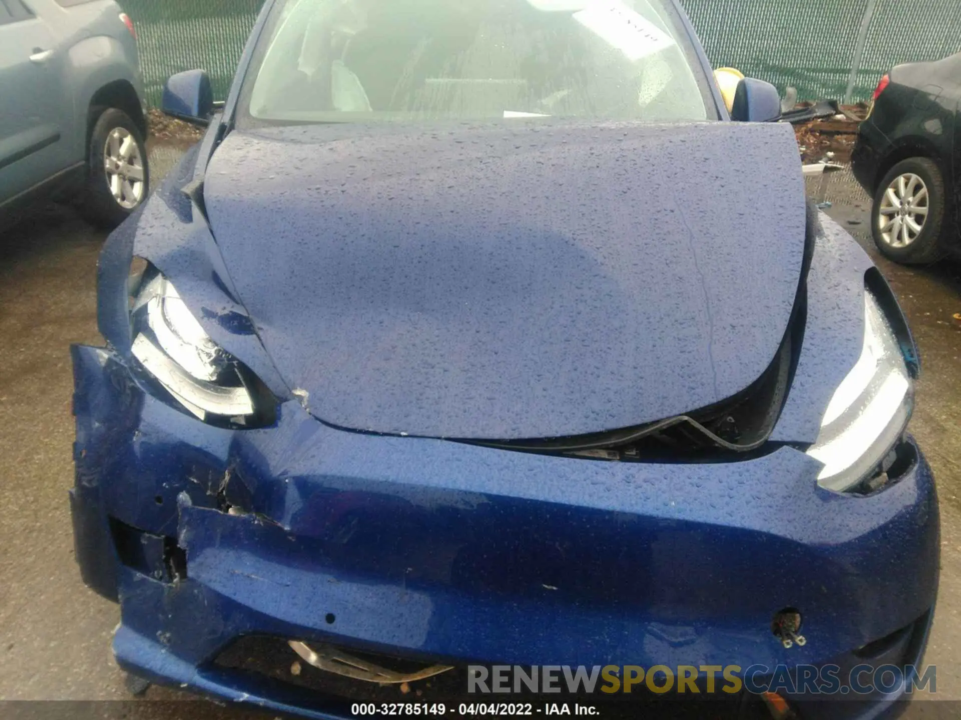 10 fotografías del automóvil dañado 5YJYGDEE7MF188226 TESLA MODEL Y 2021