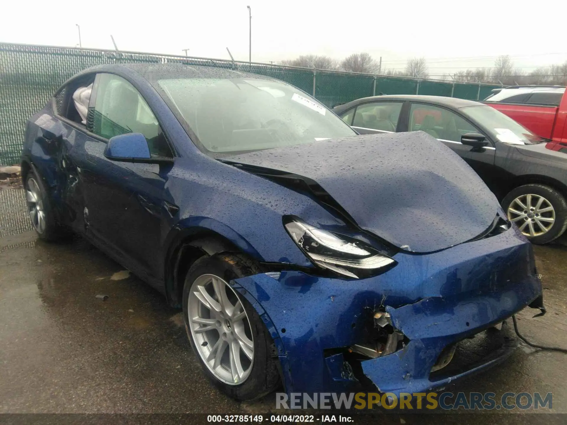6 fotografías del automóvil dañado 5YJYGDEE7MF188226 TESLA MODEL Y 2021
