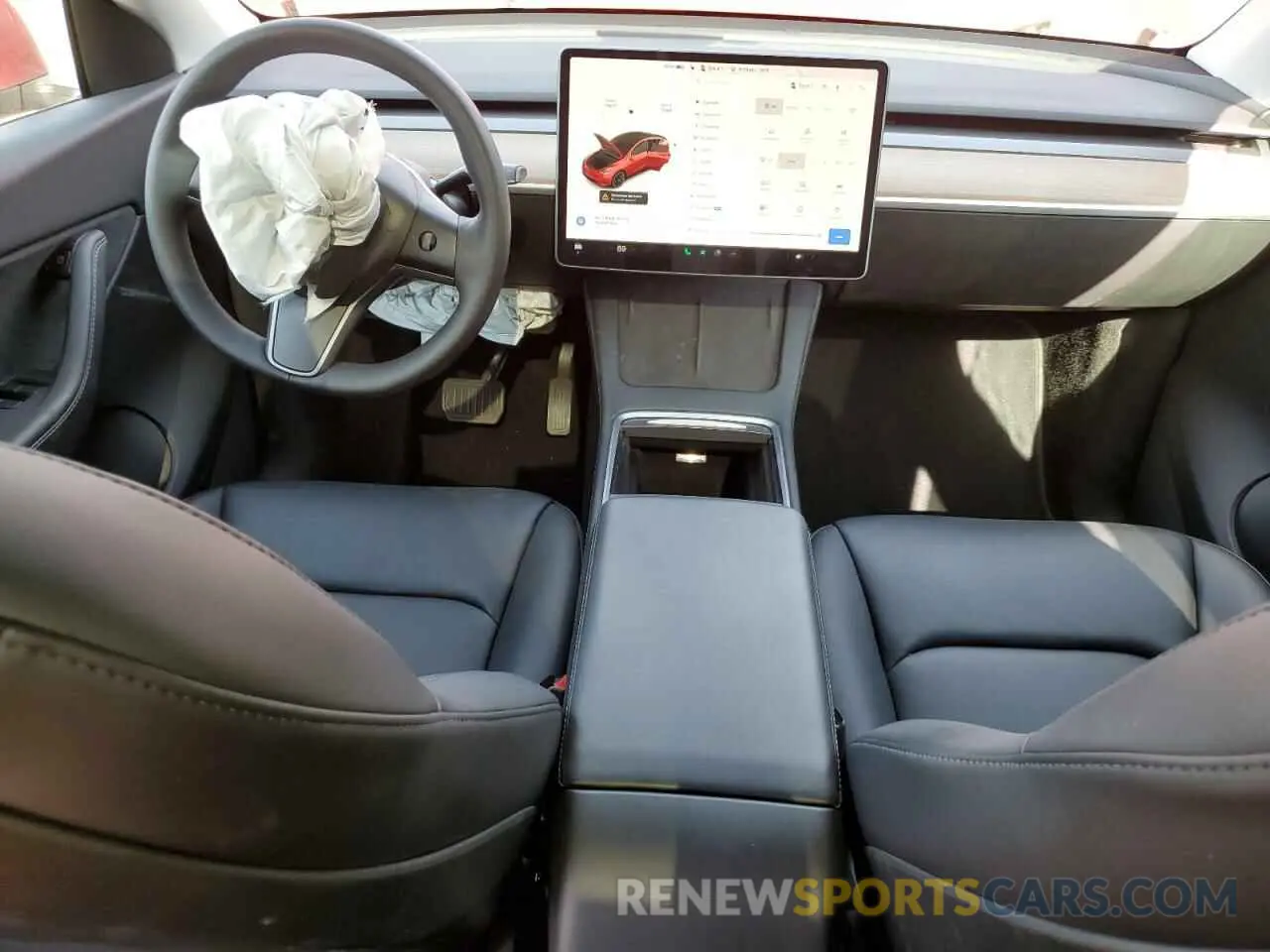 8 fotografías del automóvil dañado 5YJYGDEE7MF193295 TESLA MODEL Y 2021