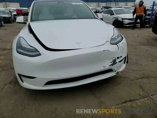 11 fotografías del automóvil dañado 5YJYGDEE7MF220608 TESLA MODEL Y 2021