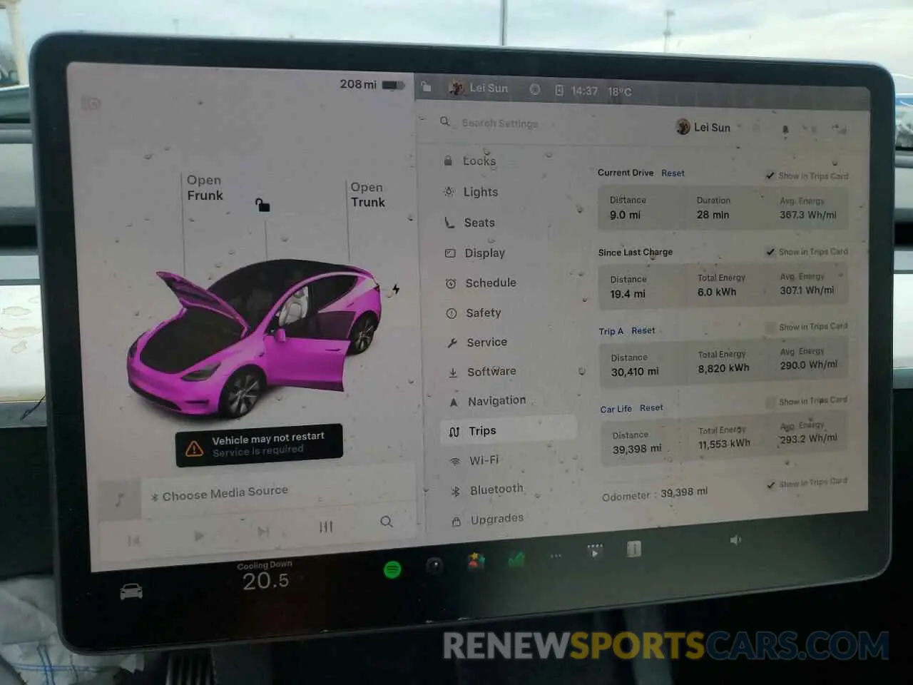 9 fotografías del automóvil dañado 5YJYGDEE7MF220608 TESLA MODEL Y 2021