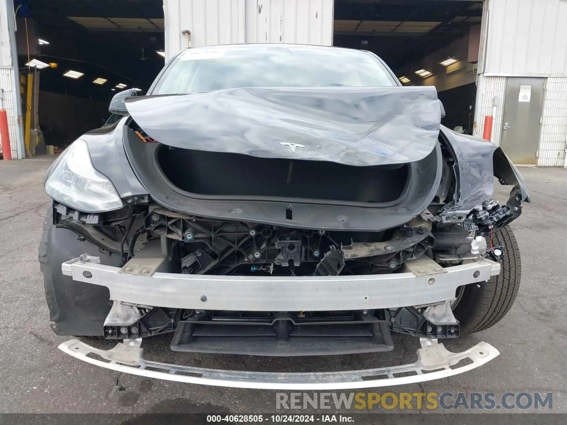 12 fotografías del automóvil dañado 5YJYGDEE7MF259179 TESLA MODEL Y 2021