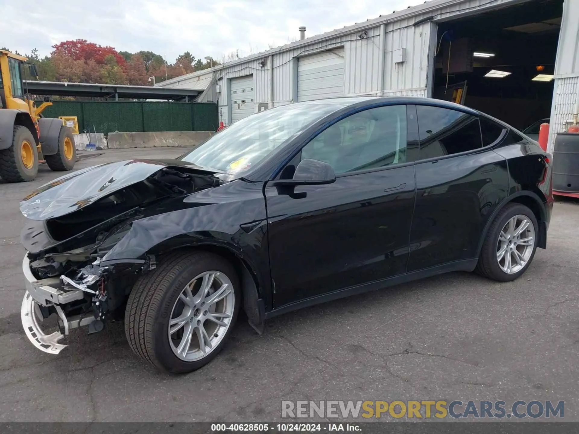2 fotografías del automóvil dañado 5YJYGDEE7MF259179 TESLA MODEL Y 2021