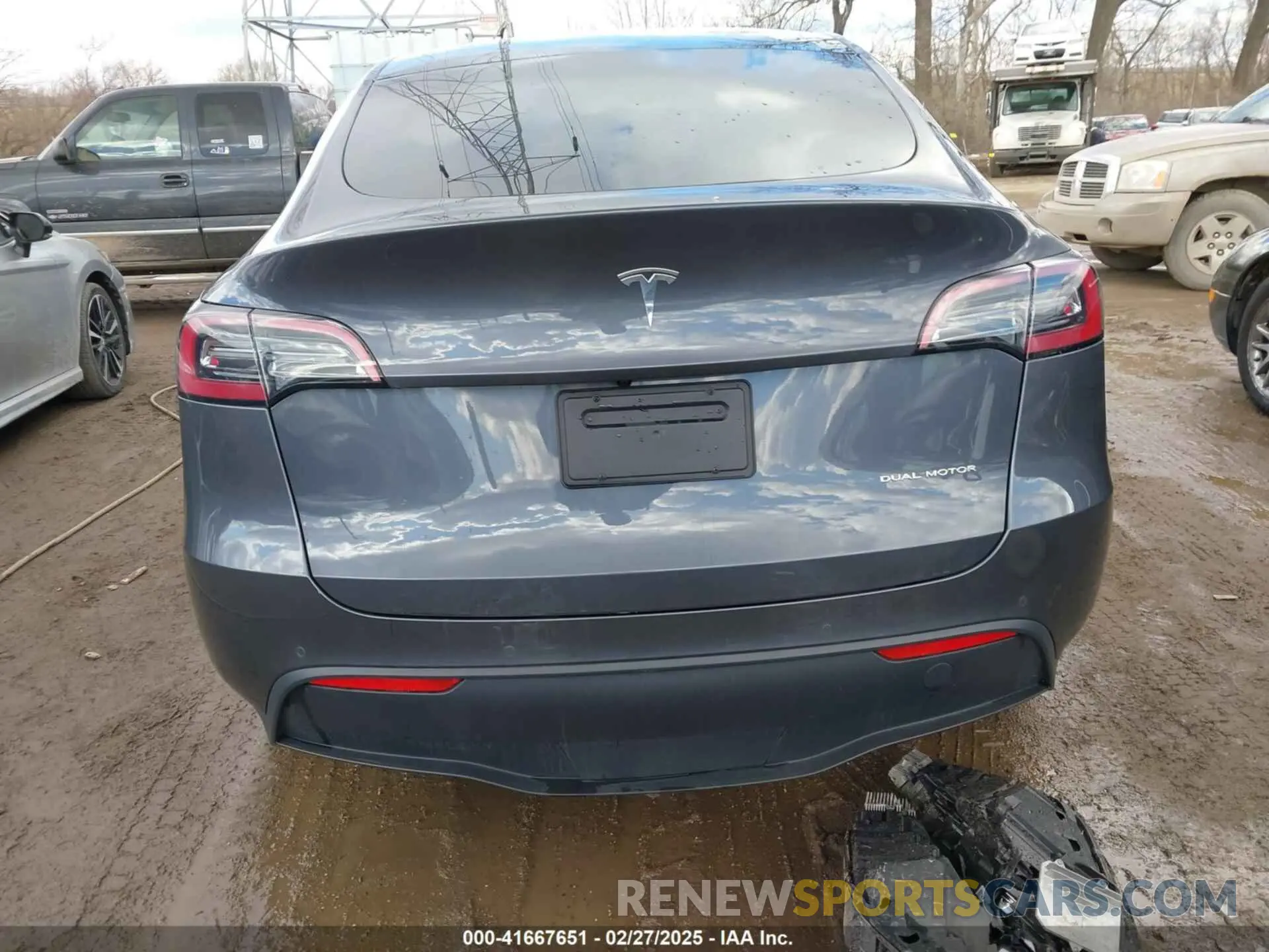 17 fotografías del automóvil dañado 5YJYGDEE7MF298130 TESLA MODEL Y 2021