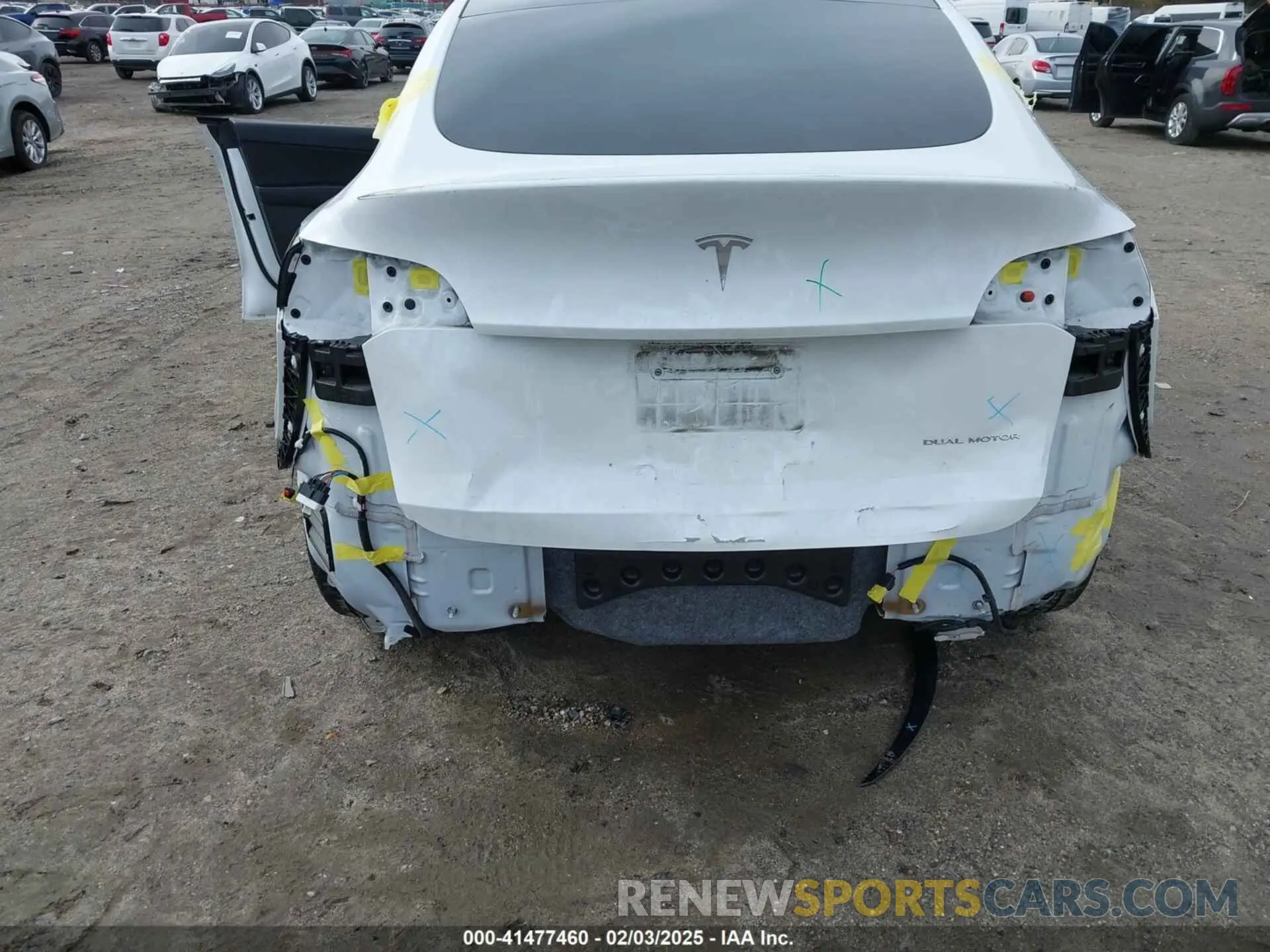 6 fotografías del automóvil dañado 5YJYGDEE7MF299522 TESLA MODEL Y 2021