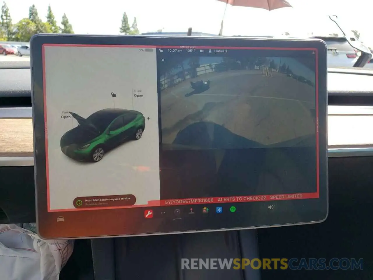 9 fotografías del automóvil dañado 5YJYGDEE7MF301656 TESLA MODEL Y 2021