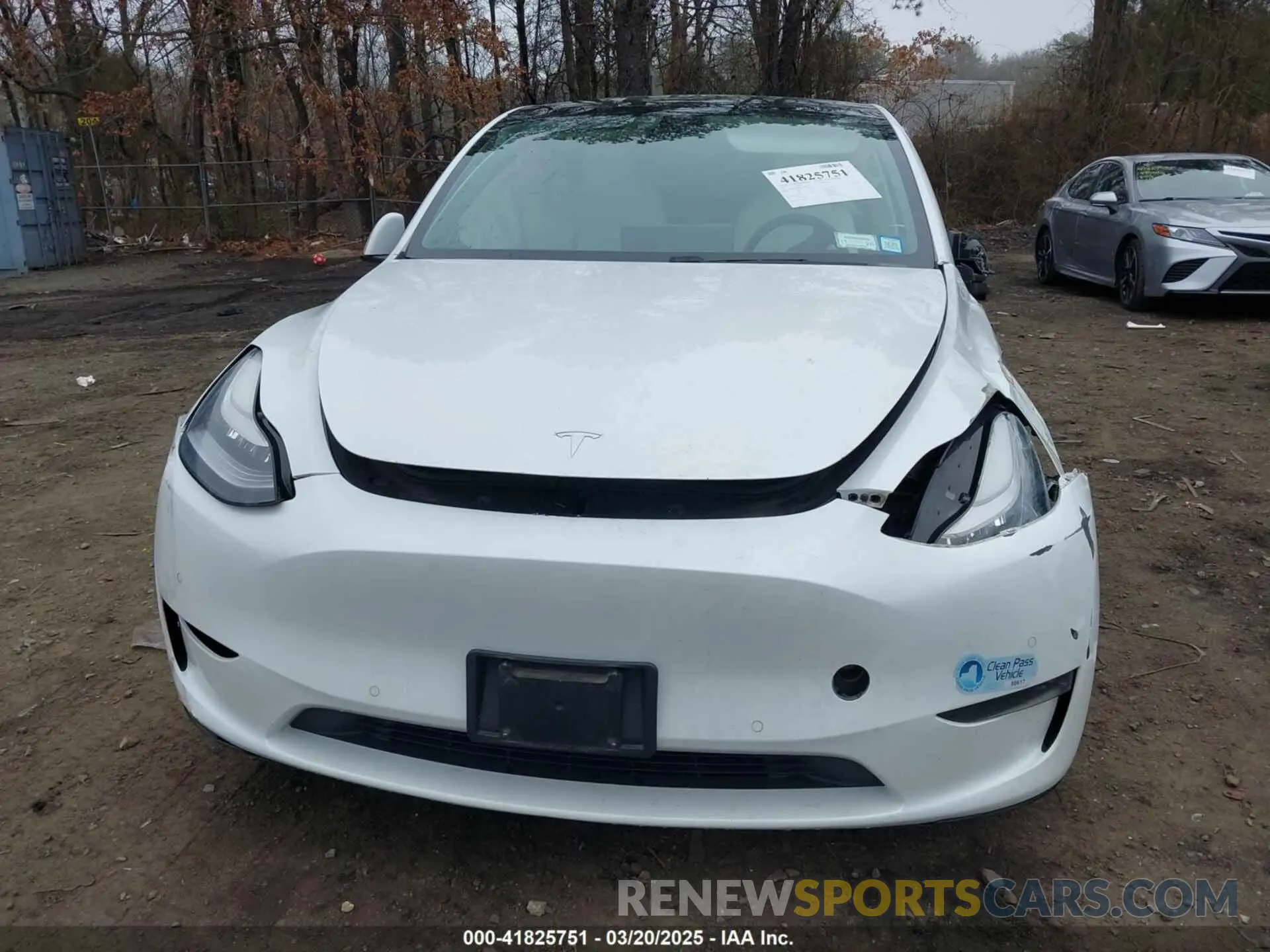 12 fotografías del automóvil dañado 5YJYGDEE8MF069391 TESLA MODEL Y 2021