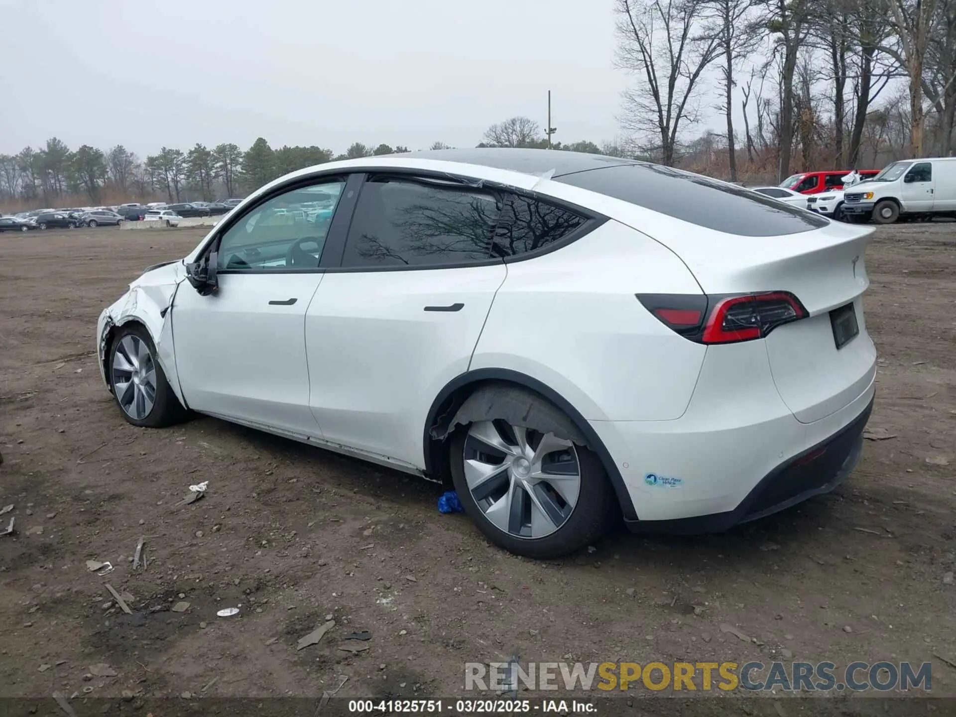 14 fotografías del automóvil dañado 5YJYGDEE8MF069391 TESLA MODEL Y 2021