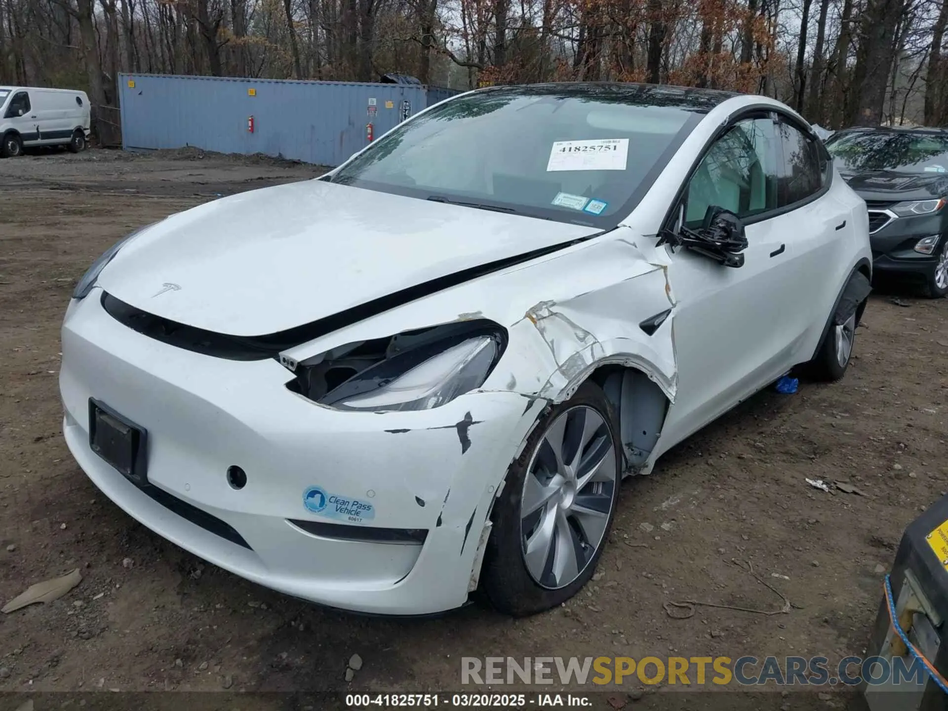 6 fotografías del automóvil dañado 5YJYGDEE8MF069391 TESLA MODEL Y 2021
