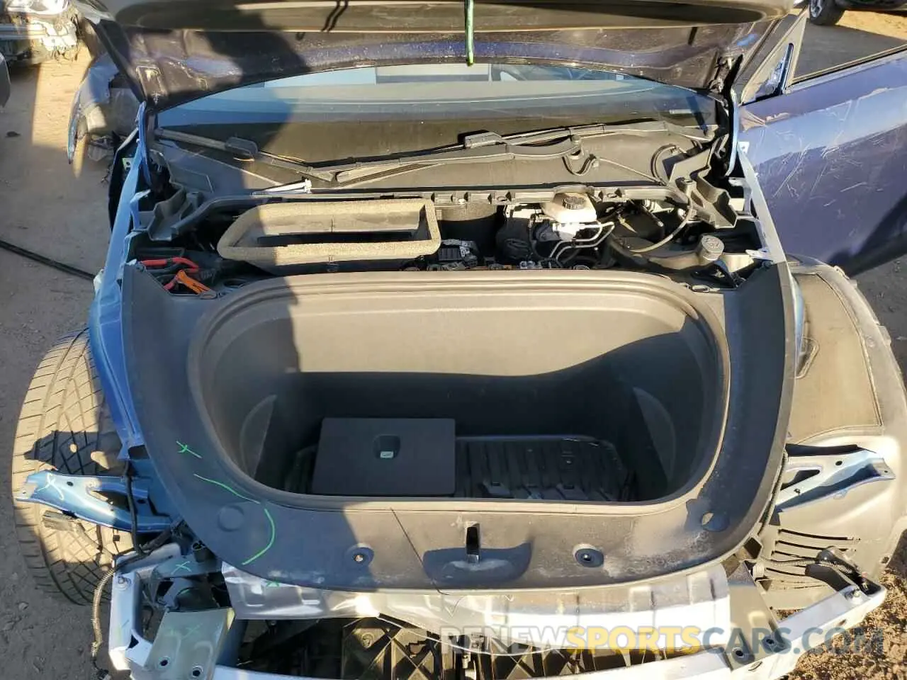 12 fotografías del automóvil dañado 5YJYGDEE8MF071822 TESLA MODEL Y 2021