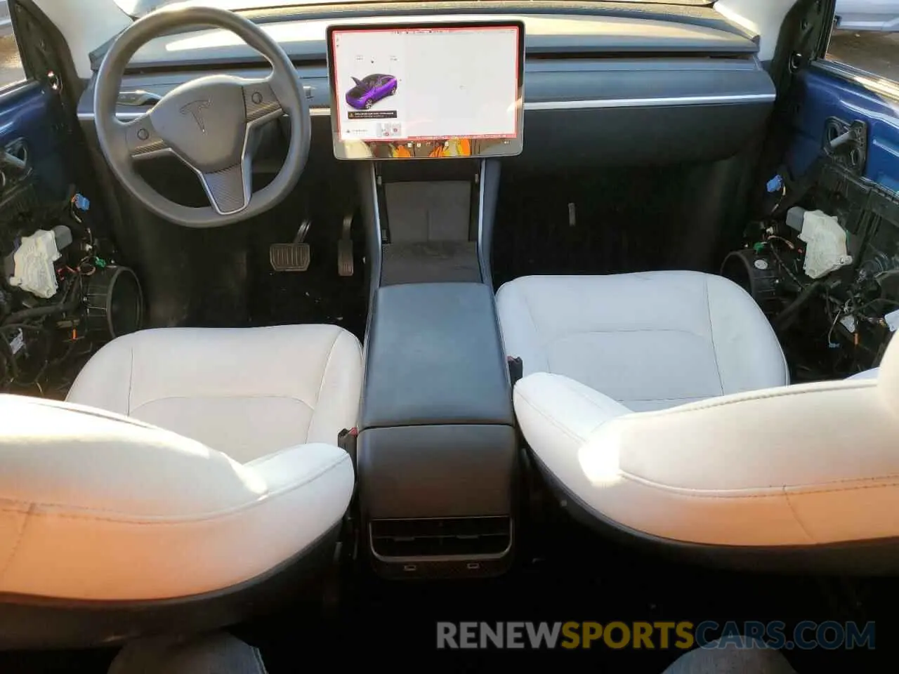 8 fotografías del automóvil dañado 5YJYGDEE8MF071822 TESLA MODEL Y 2021