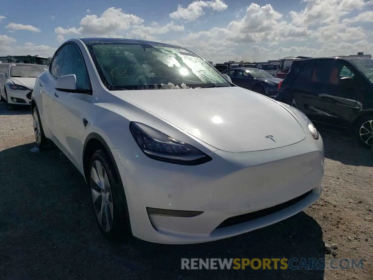 1 fotografías del automóvil dañado 5YJYGDEE8MF088006 TESLA MODEL Y 2021