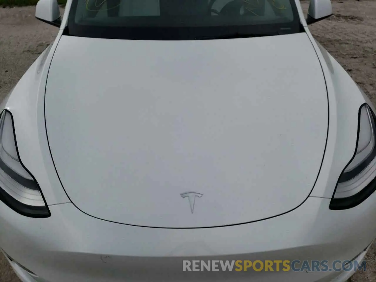 7 fotografías del automóvil dañado 5YJYGDEE8MF088006 TESLA MODEL Y 2021