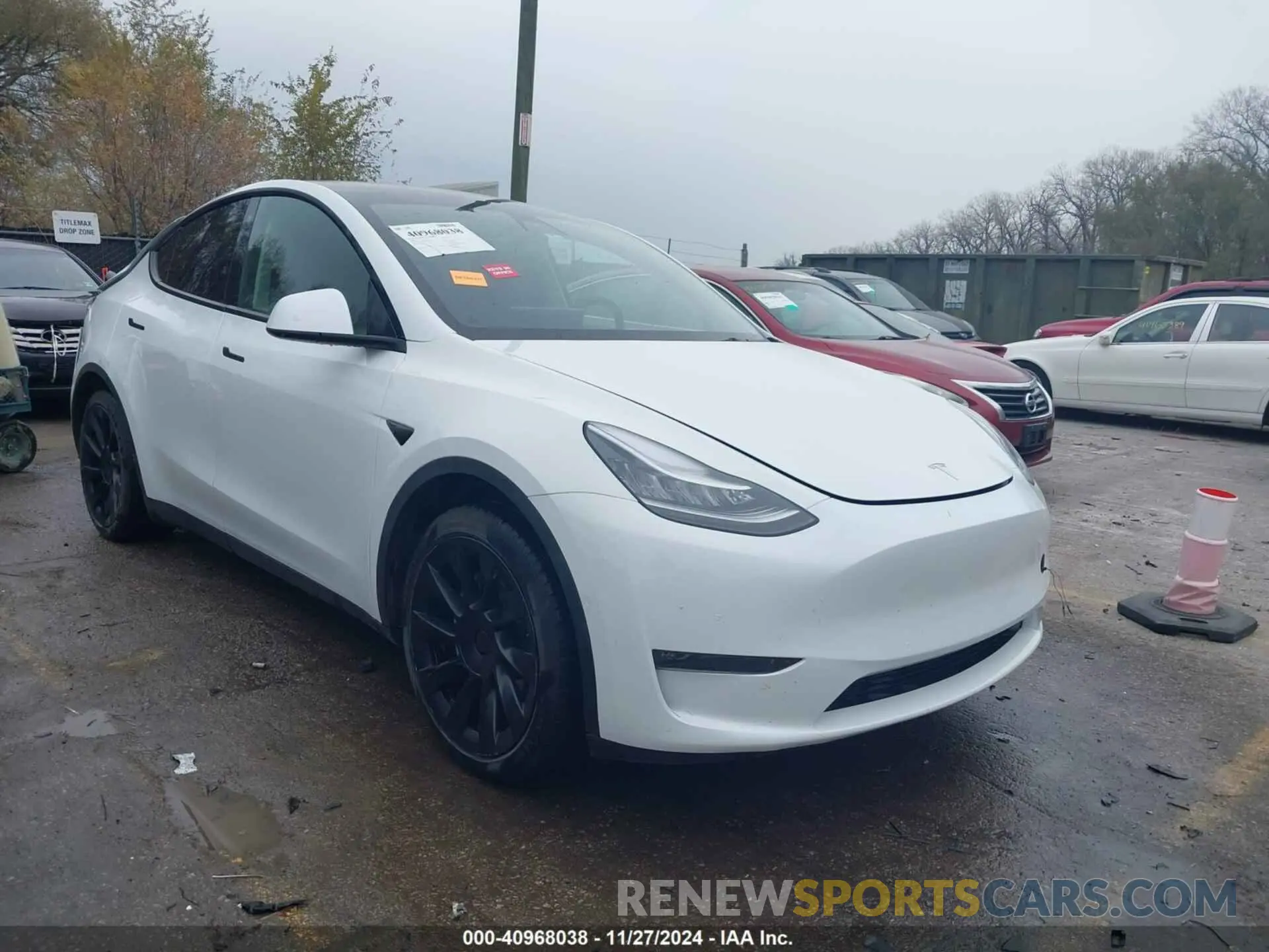 1 fotografías del automóvil dañado 5YJYGDEE8MF100378 TESLA MODEL Y 2021