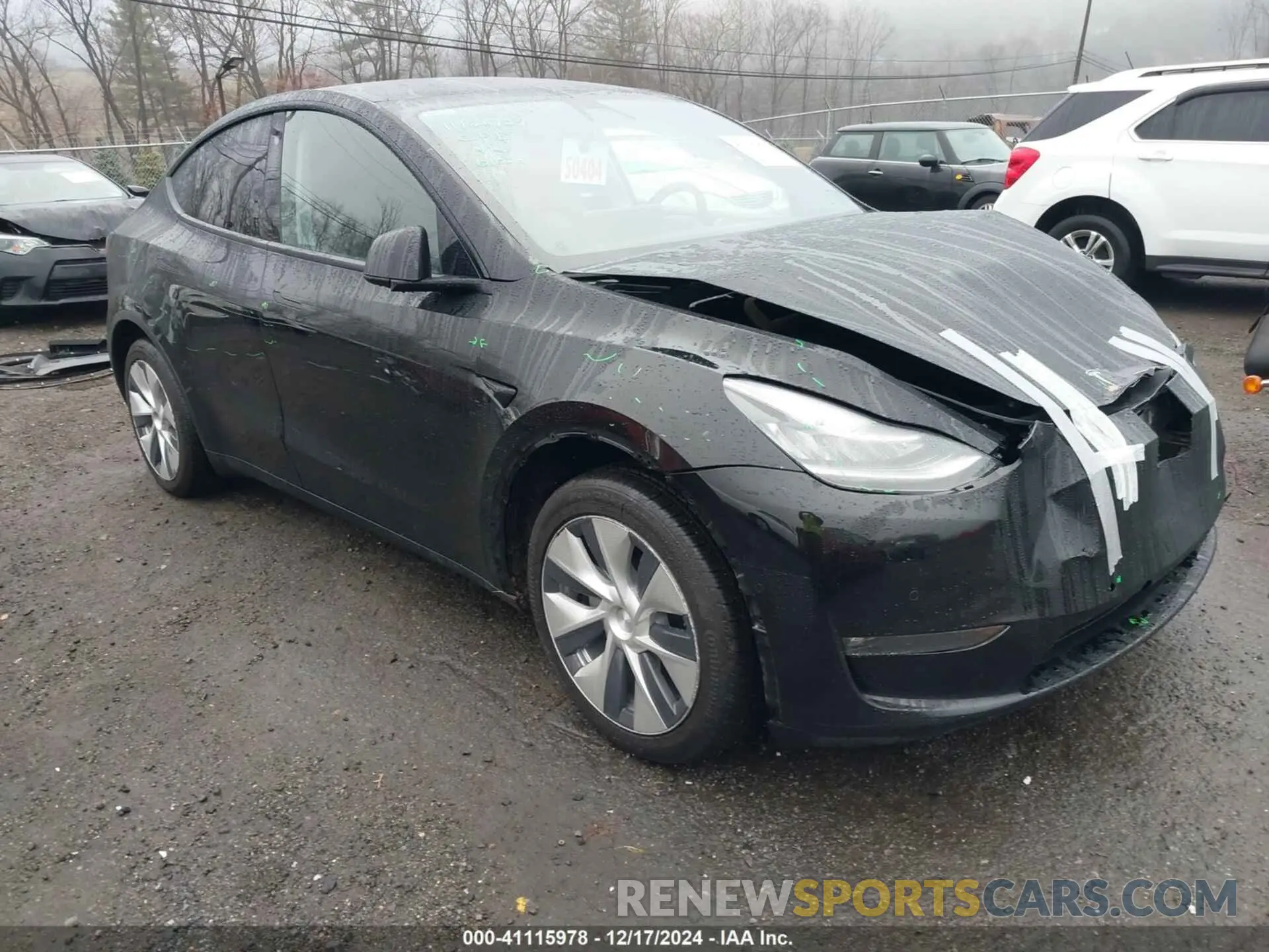 1 fotografías del automóvil dañado 5YJYGDEE8MF101028 TESLA MODEL Y 2021
