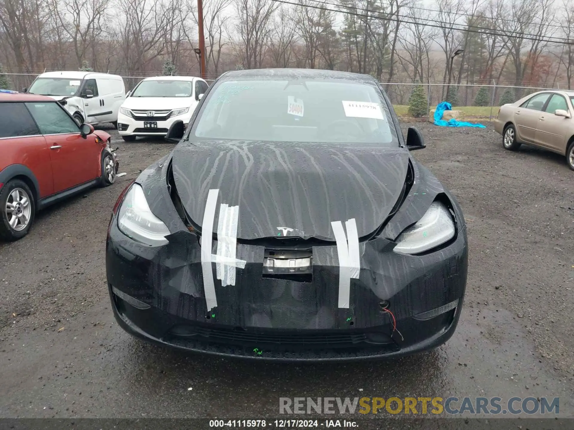13 fotografías del automóvil dañado 5YJYGDEE8MF101028 TESLA MODEL Y 2021