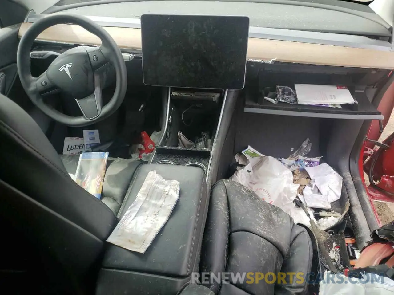 8 fotografías del automóvil dañado 5YJYGDEE8MF118377 TESLA MODEL Y 2021