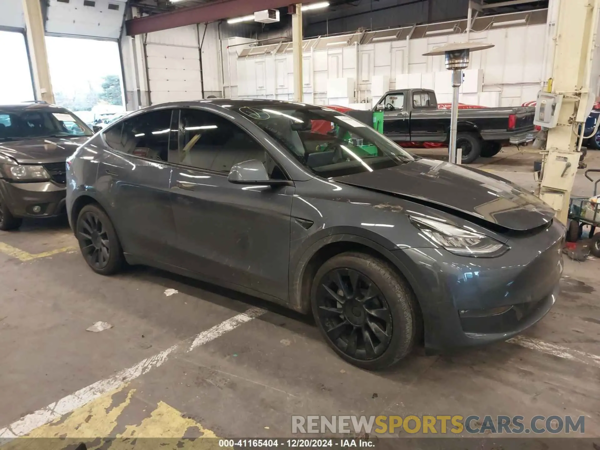 1 fotografías del automóvil dañado 5YJYGDEE8MF118380 TESLA MODEL Y 2021
