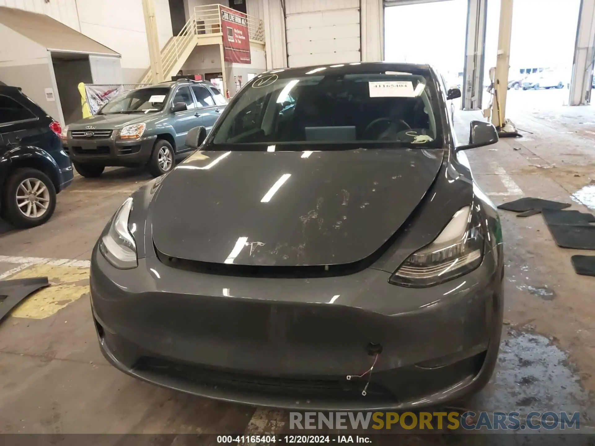 12 fotografías del automóvil dañado 5YJYGDEE8MF118380 TESLA MODEL Y 2021